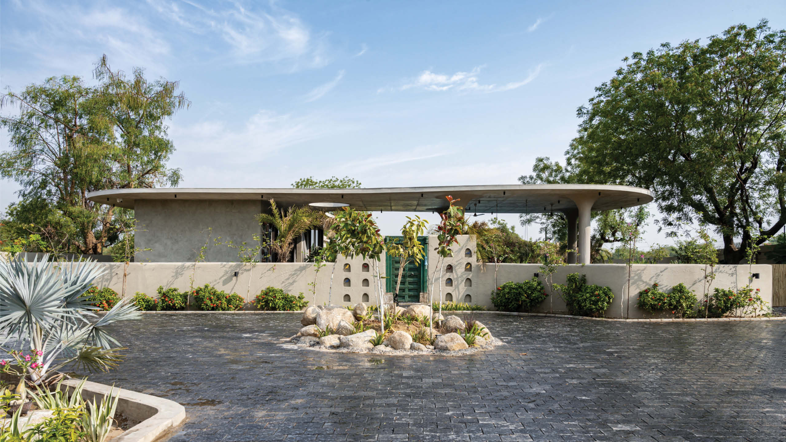 Facade of Modern Veranda House