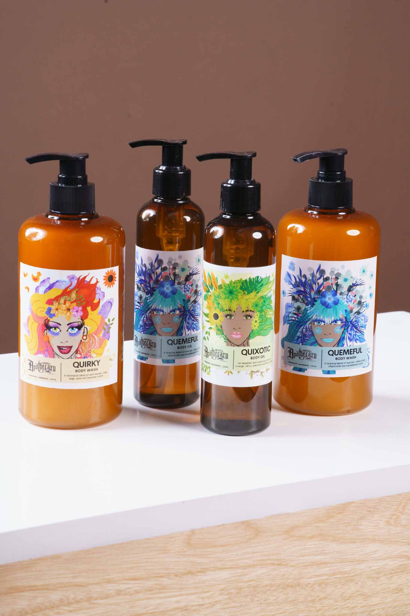 Body wash and Body oils from Amparo’s Apothecary - BluPrint