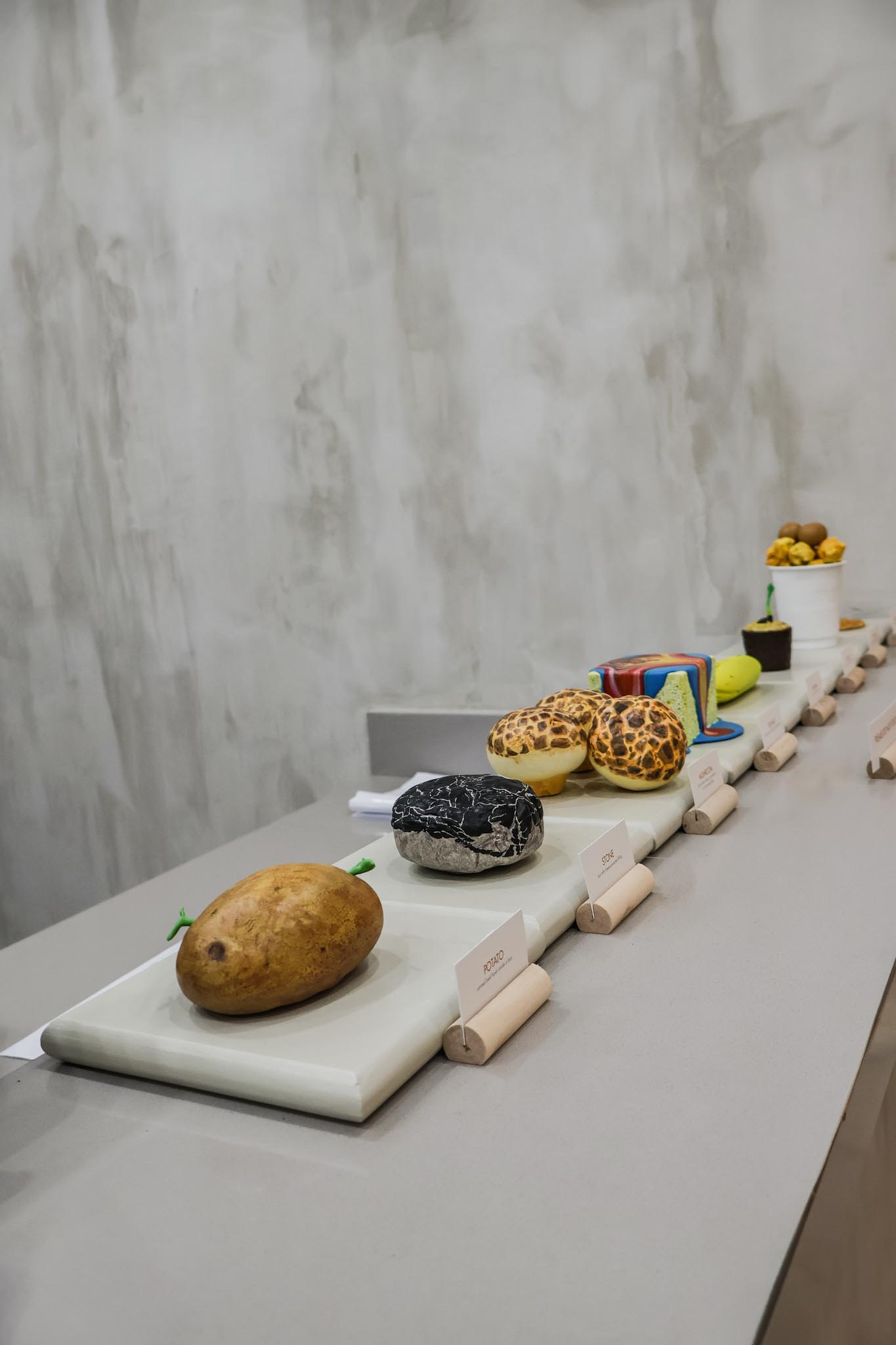 Patton On-the-Go food display