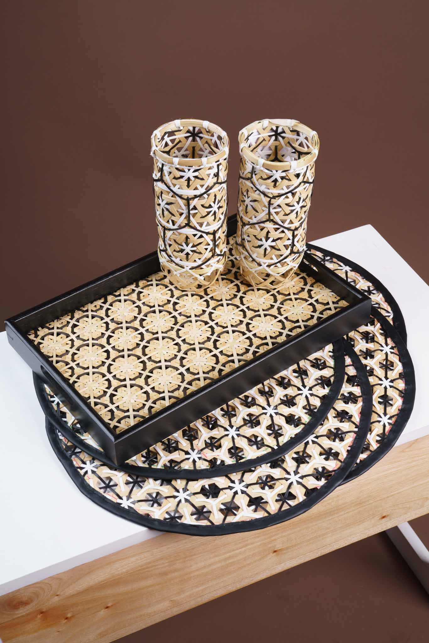 Placemat, Tray and Wine Cover from Fibers - BluPrint