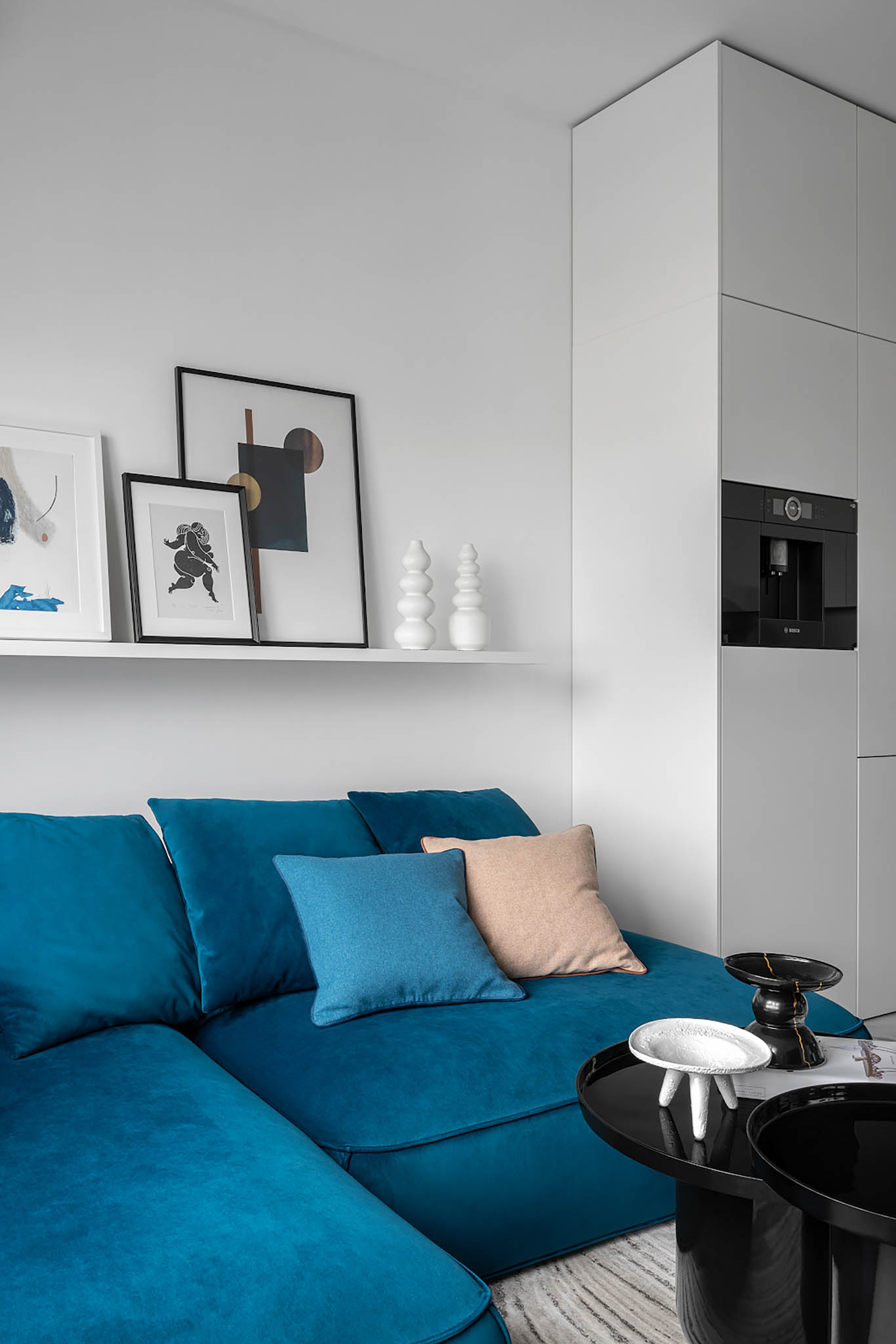 A Small Apartment with Two Bedrooms and A Home Office