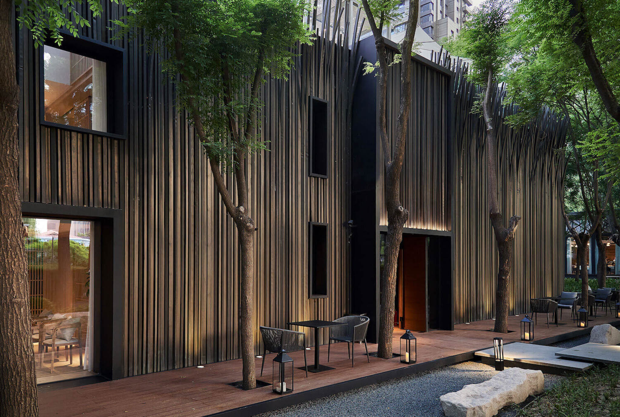 Blue Lake-Lakeside Teahouse by Yi+Mu Design Office