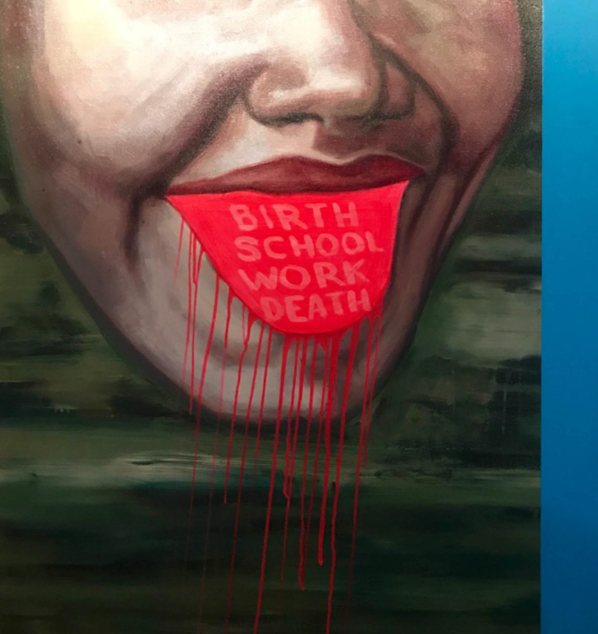 Koko Escora's "Floating Along,Gagging For It, High as Fuck". Photo courtesy of Patrick de Veyra