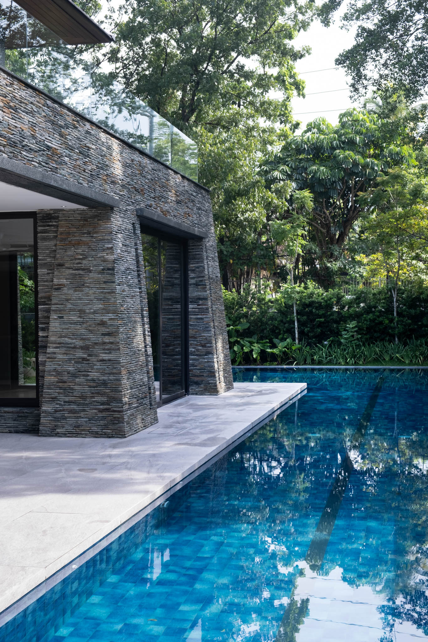 Manny Miñana's residential project in Makati - pool area