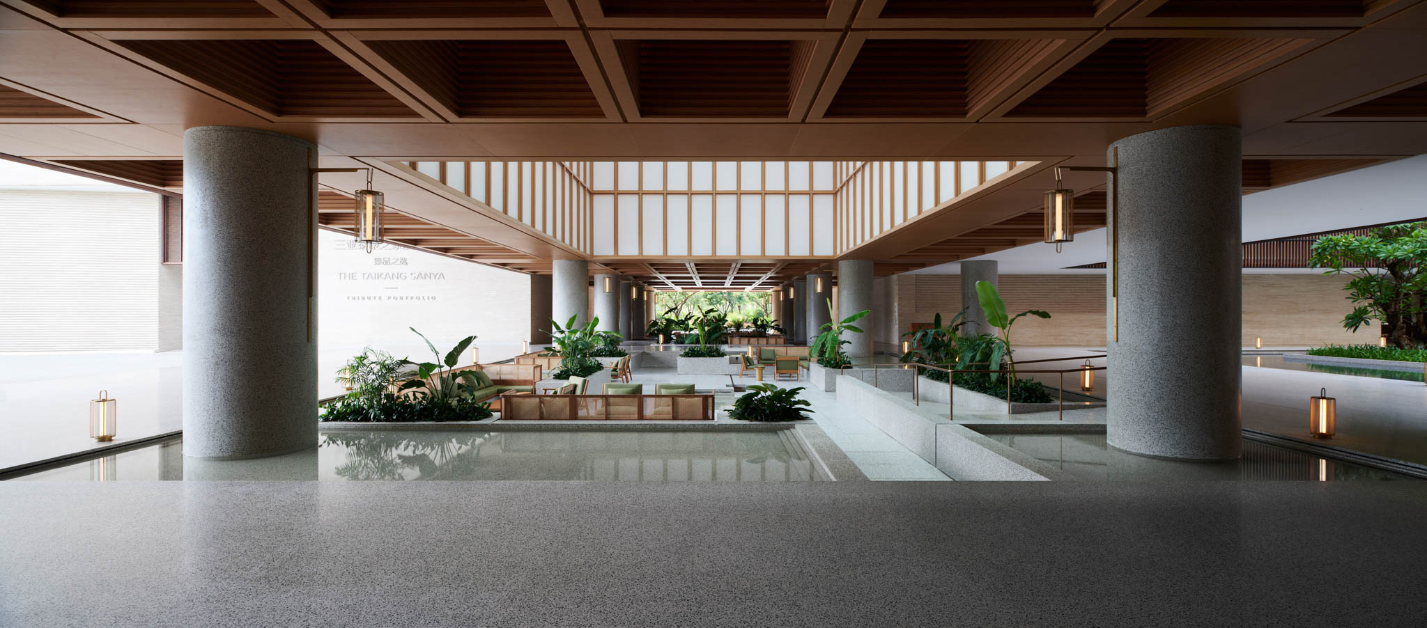 Sanya Wellness Retreat by Neri&Hu lobby
