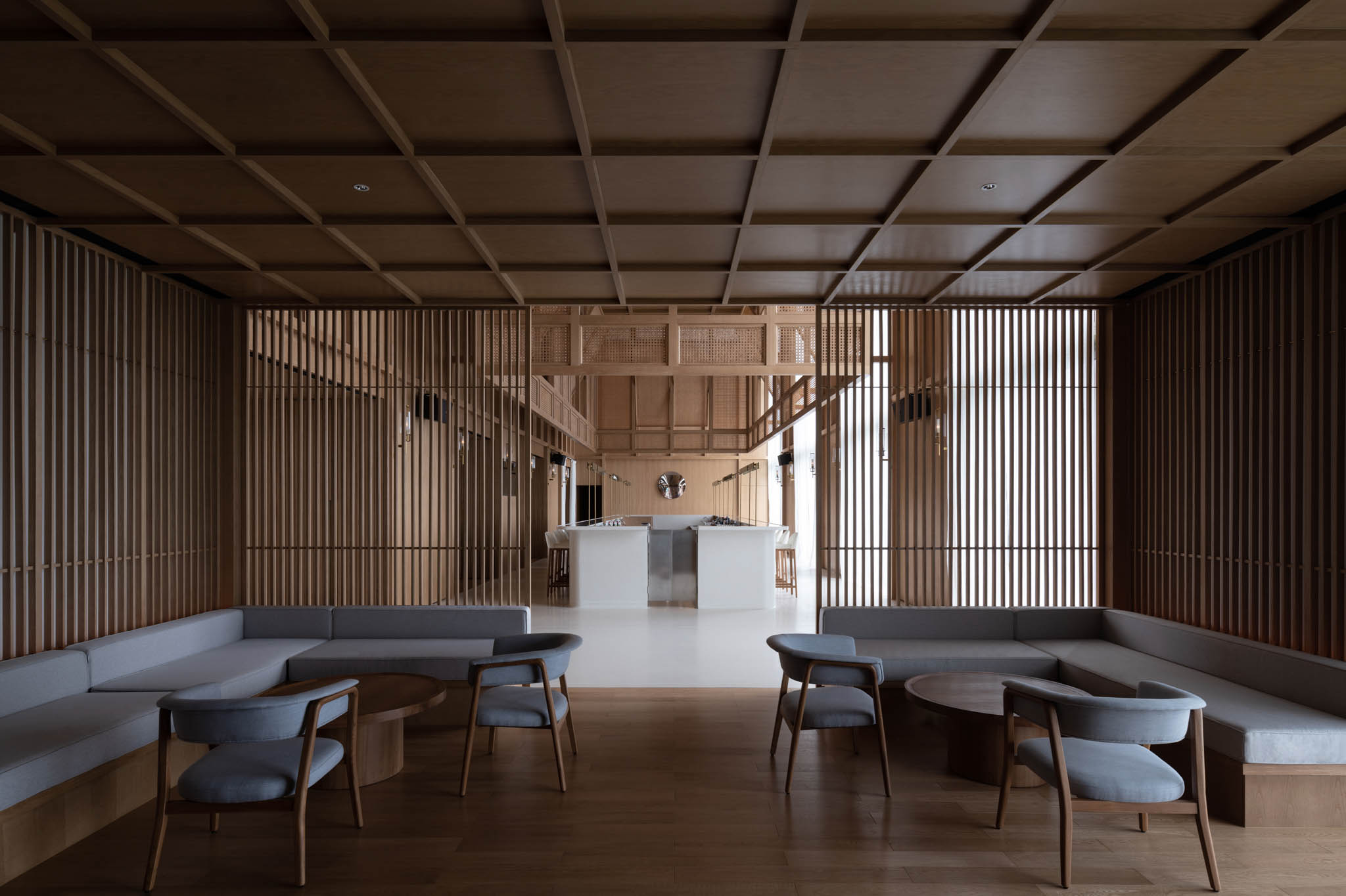 Sanya Wellness Retreat by Neri&Hu common spaces