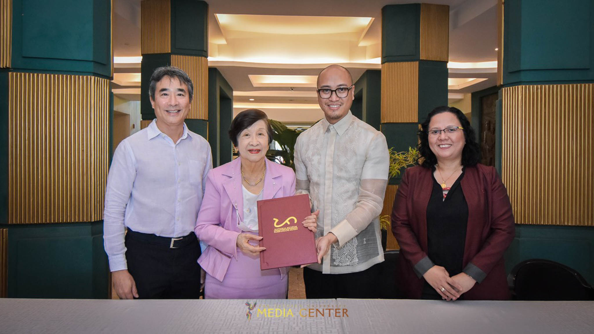 Unveiling of the special marker for the National Cultural Treasure buildings of FEU