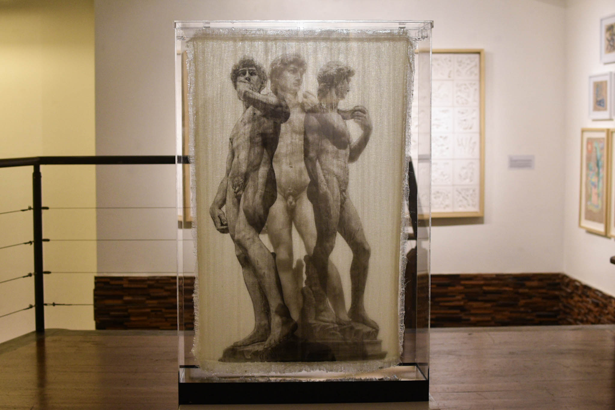 Vincent Dinoso's homage to the male figure as depicted through hundreds of years in Western art history.