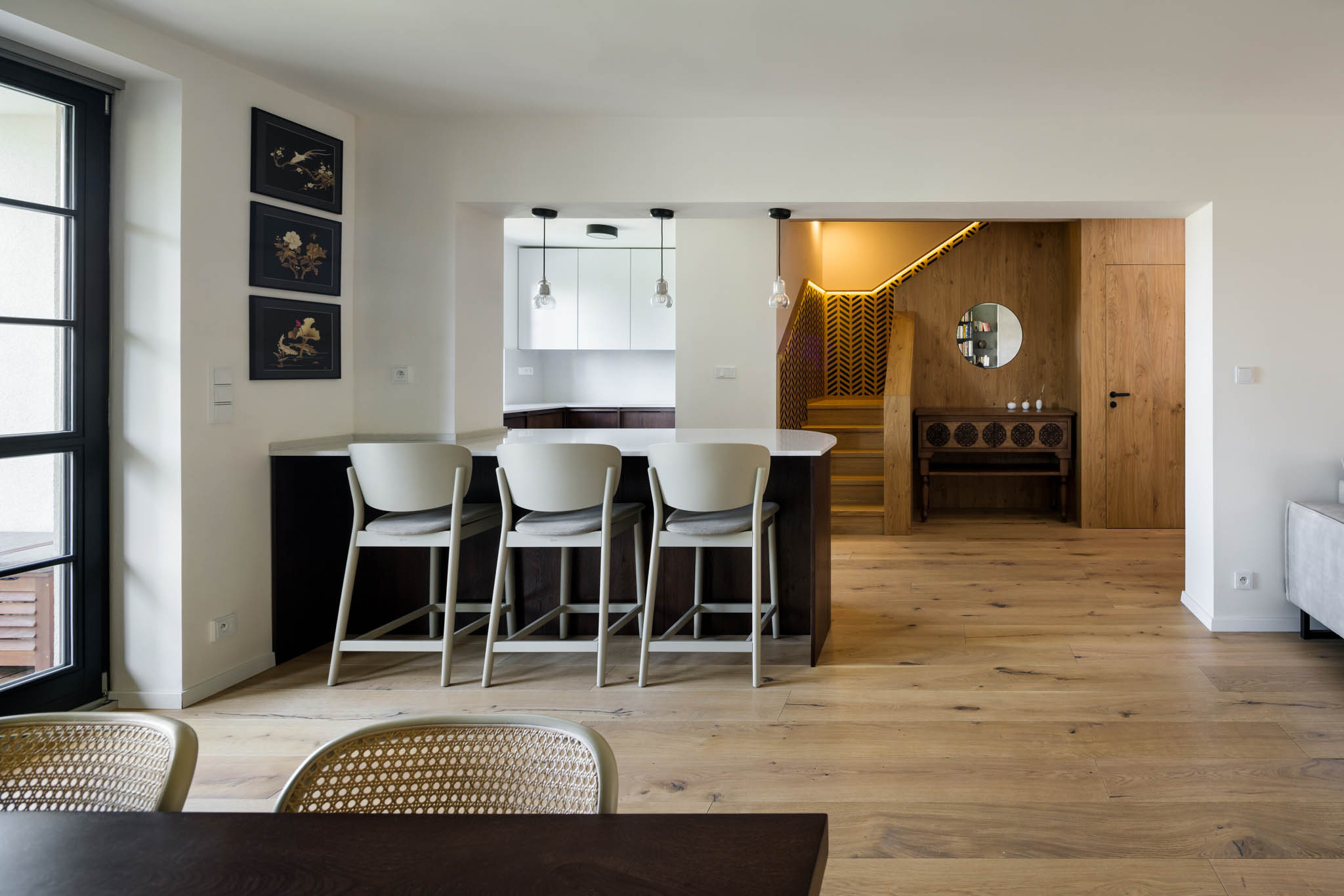 The family house's dining area
