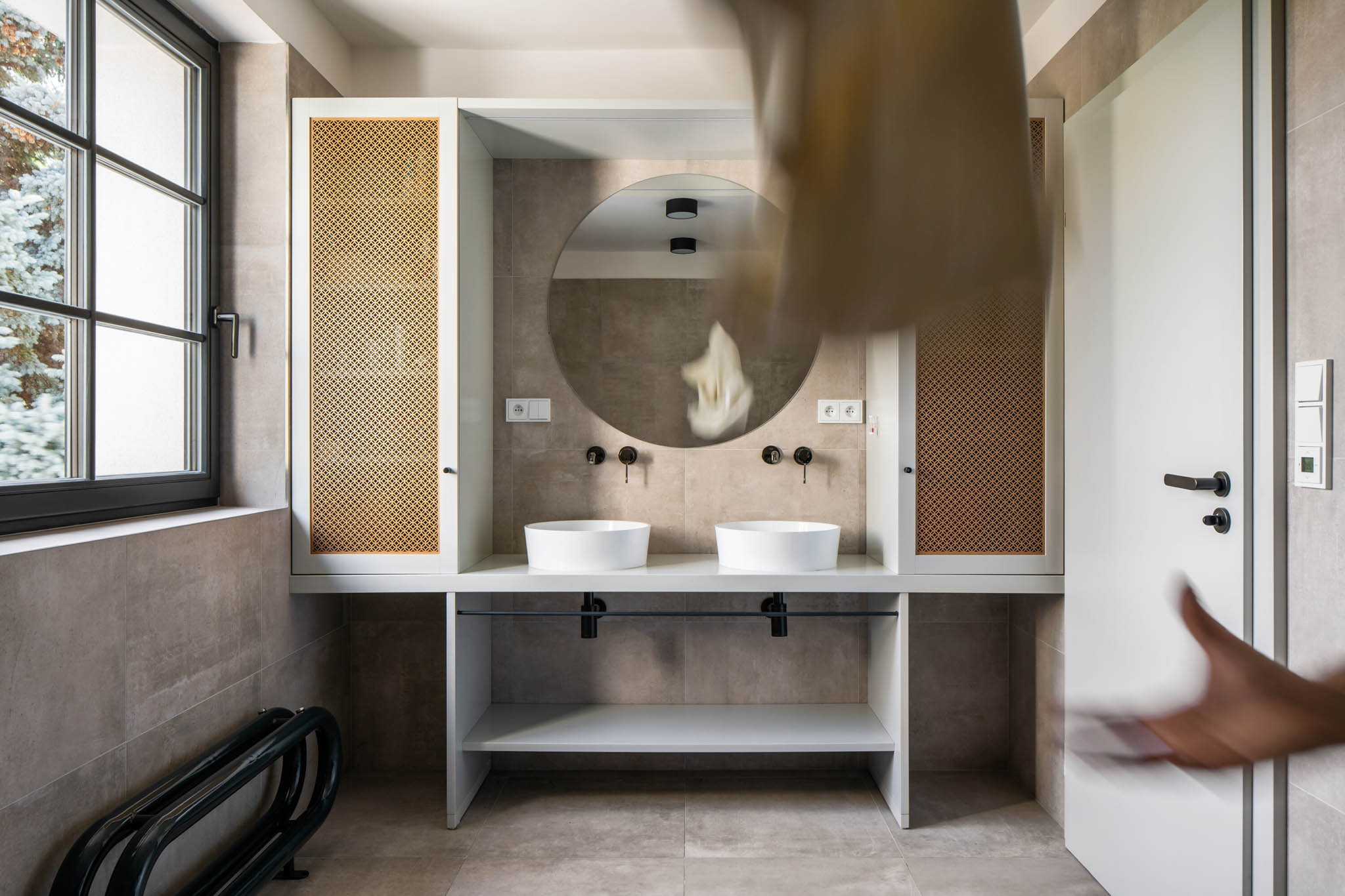 The family house's powder room