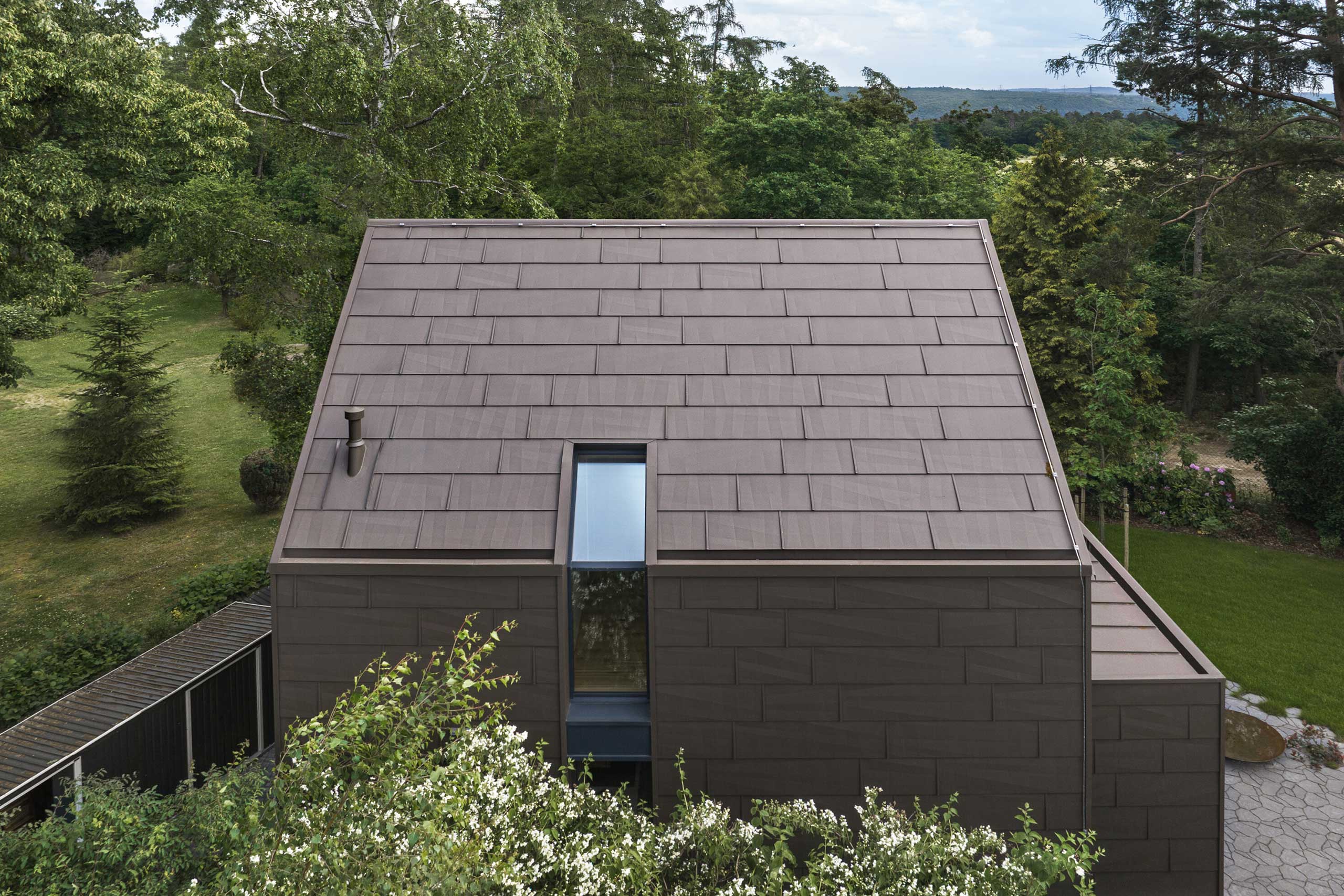 exterior shot of the cabin