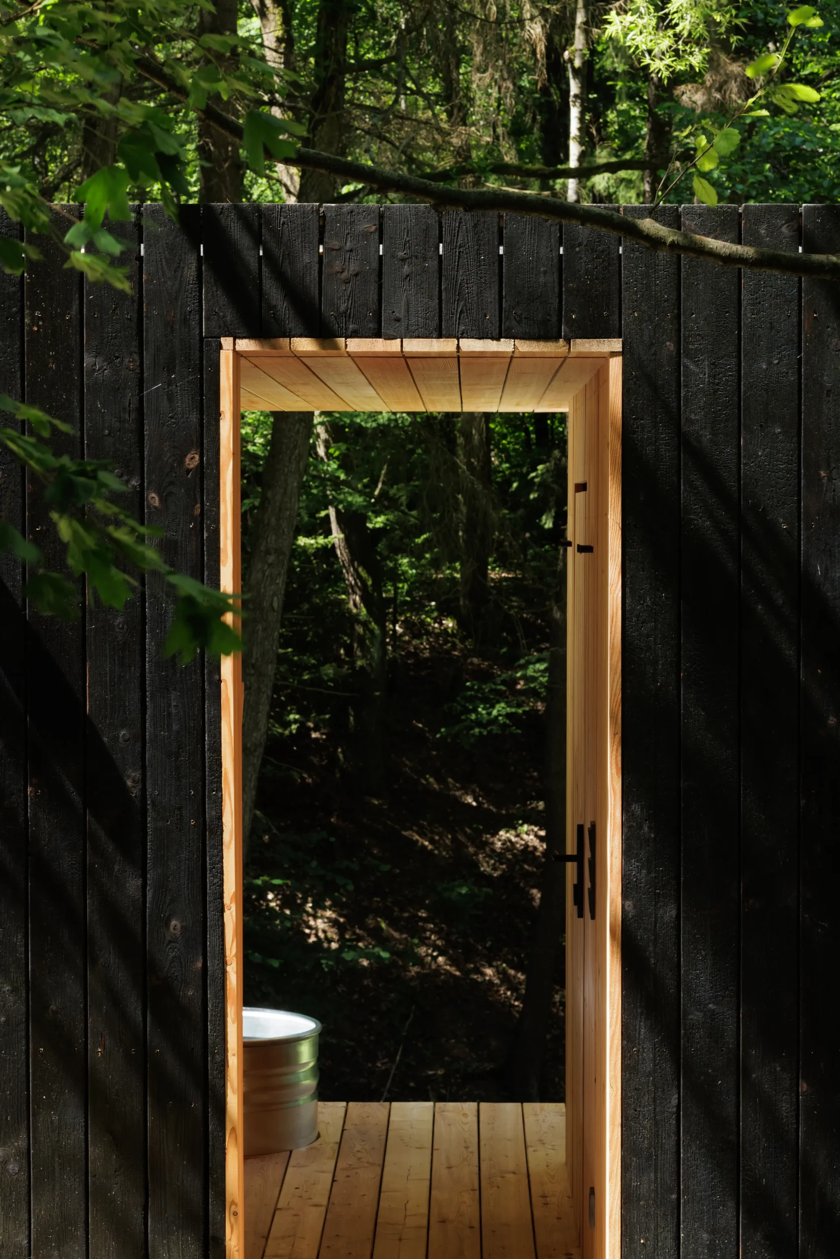 sauna door