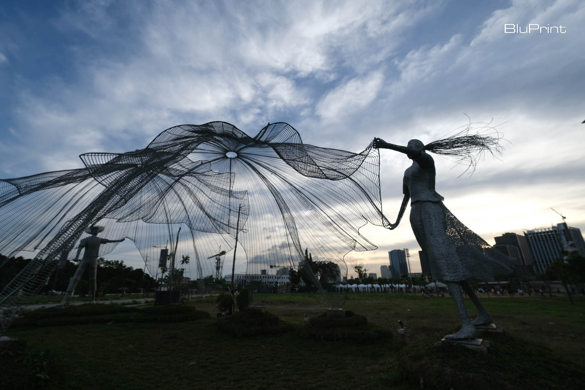 Public art installation "Lambat" by Jude Tiotuico, Vito Selma, and Miguel Aguas