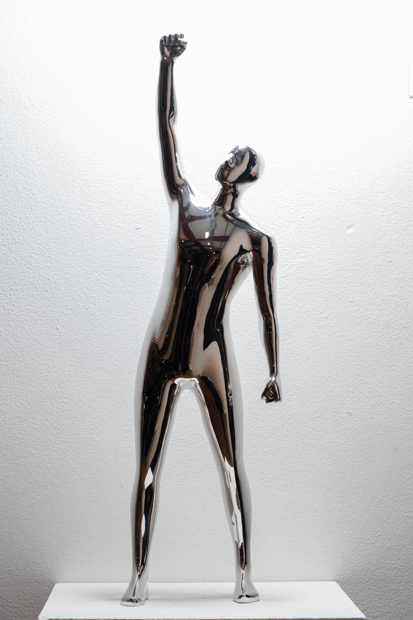 BluPrint-2023-December-IN-ARTICLE-(CULTURE PARIS EXHIBIT)-27 - BluPrint An 18-inch version of Jefre's iconic public sculpture "The Victor"