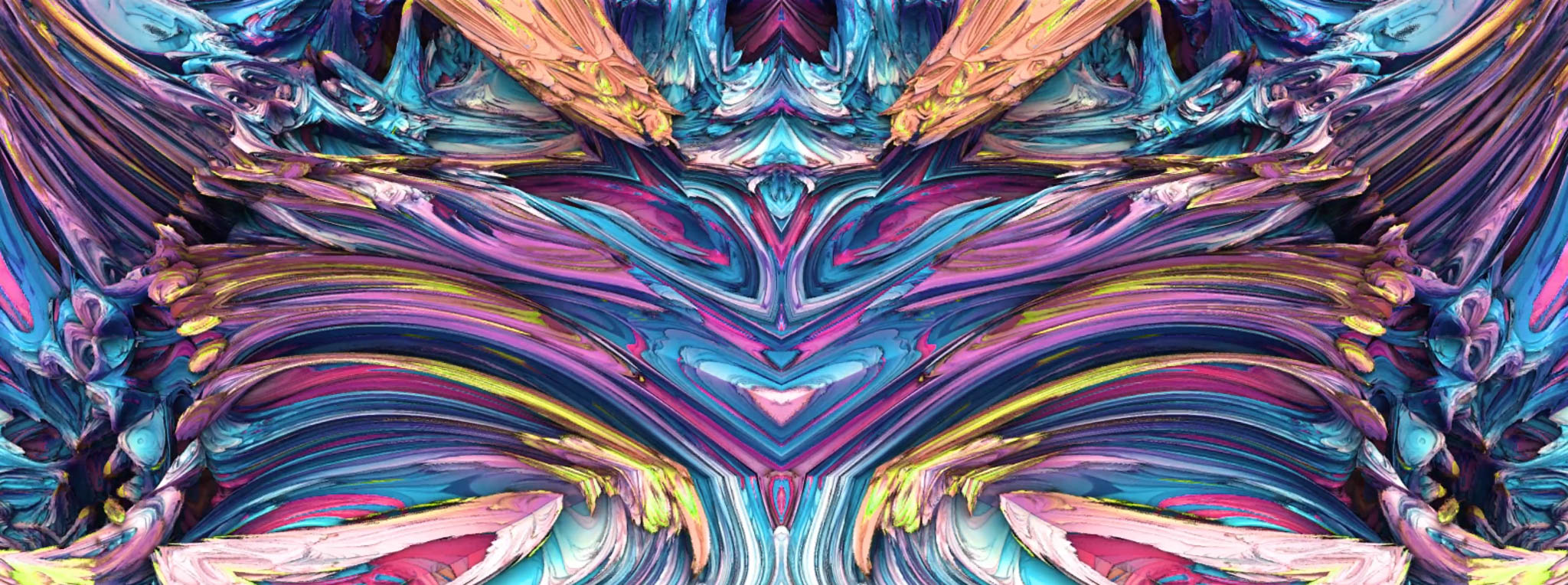 Colorful abstract expressionist artwork, contemporary arts in the Philippines.