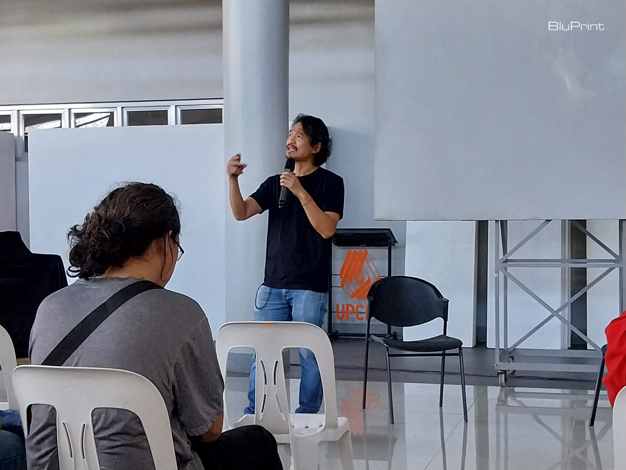 Raffy Lerma during the closing talks of "Warm Bodies."