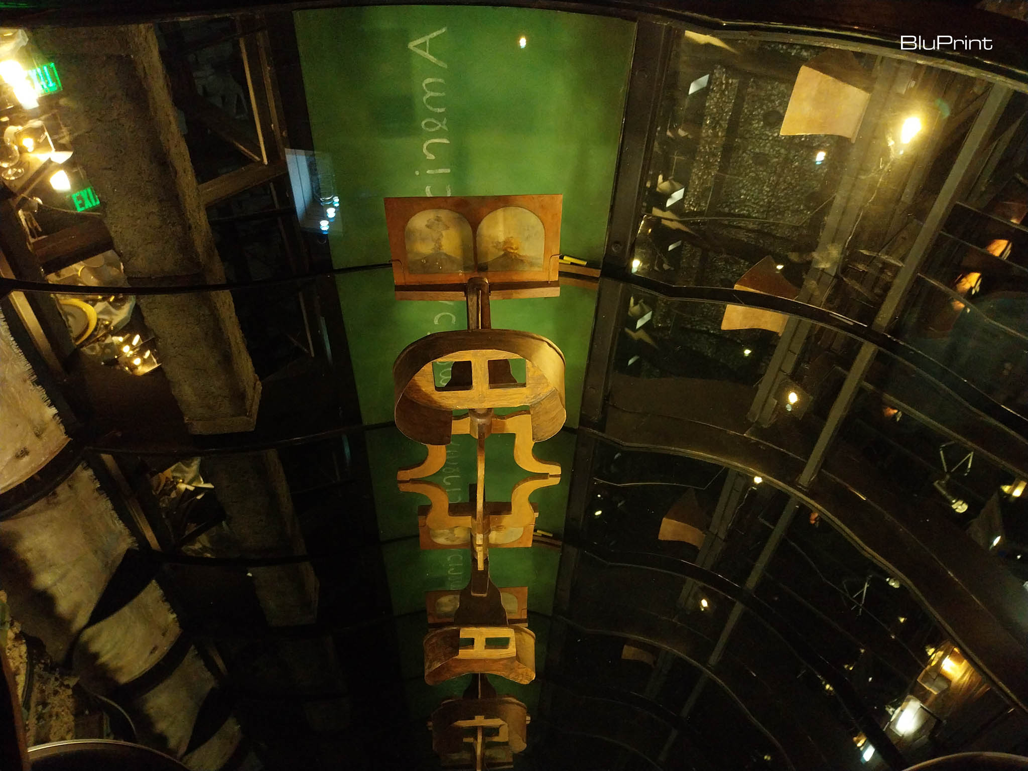 A portion of "Arkipelago: Capital" by Mark Justiniani at the "Void of Spectacles" exhibit at Ateneo Art Gallery. Photo by Patricia F. Yap.