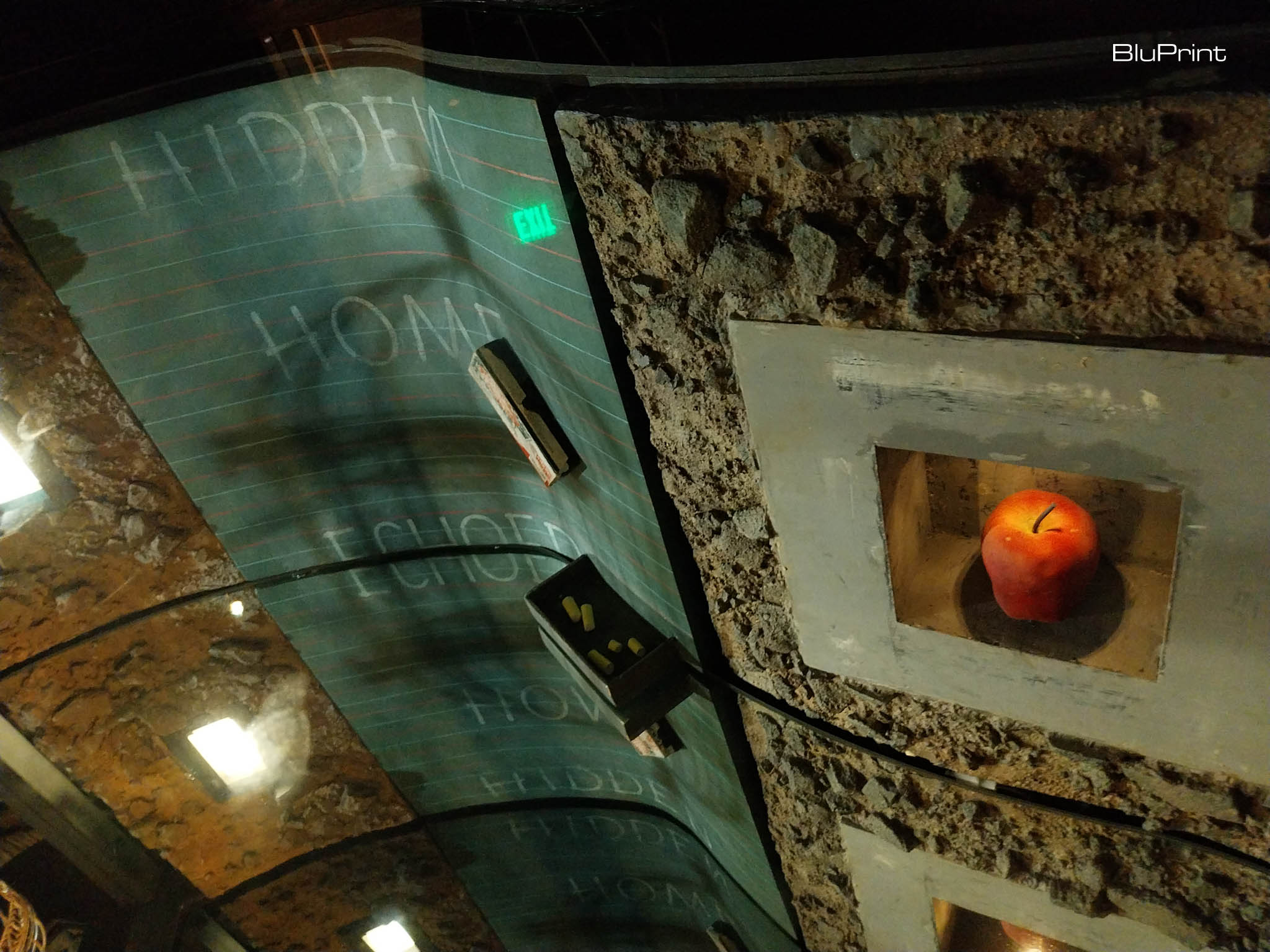 A portion of "Arkipelago:  Province" by Mark Justiniani at the "Void of Spectacles" exhibit at Ateneo Art Gallery. Photo by Patricia F. Yap.