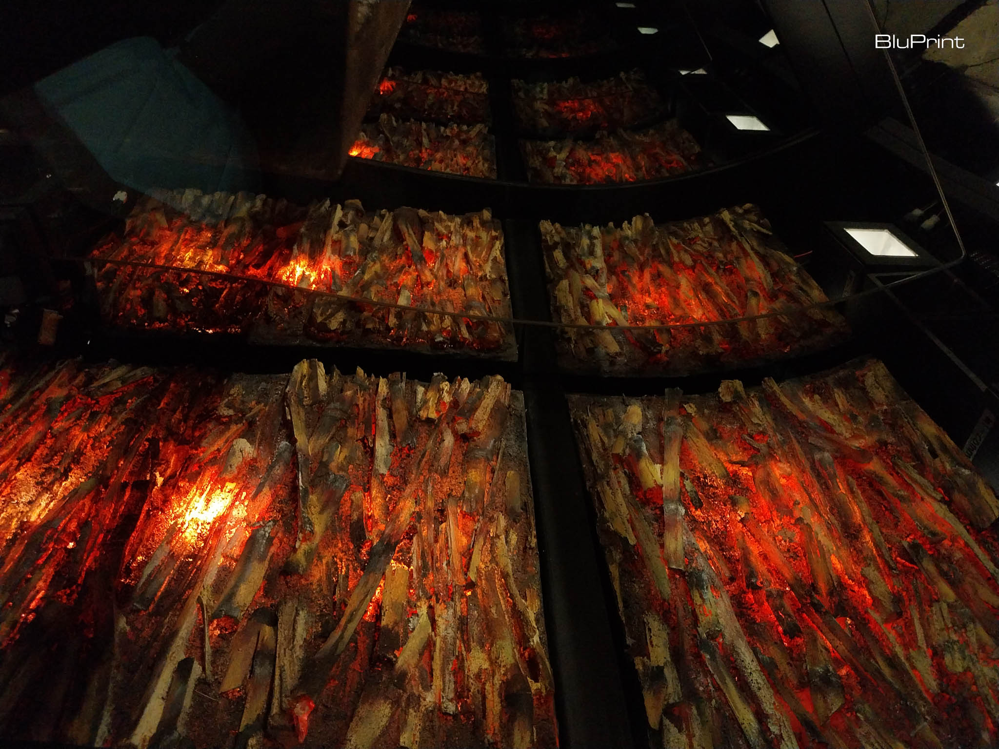 A portion of "Arkipelago:  Province" by Mark Justiniani at the "Void of Spectacles" exhibit at Ateneo Art Gallery. Photo by Patricia F. Yap.