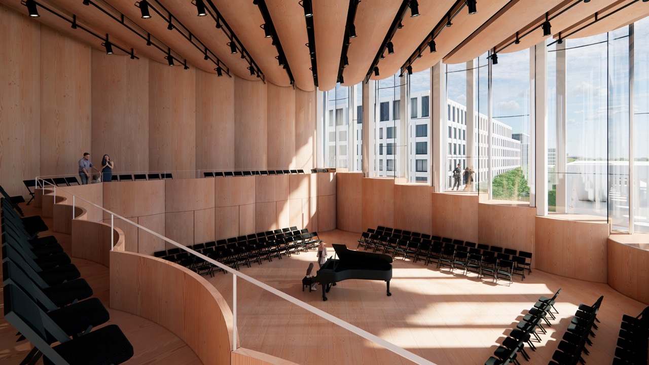 Music School Hall.