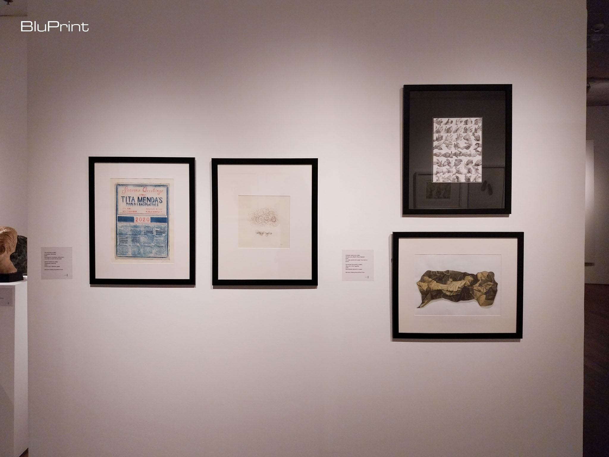 Works exhibited at Matrix II. Photo by Elle Yap.