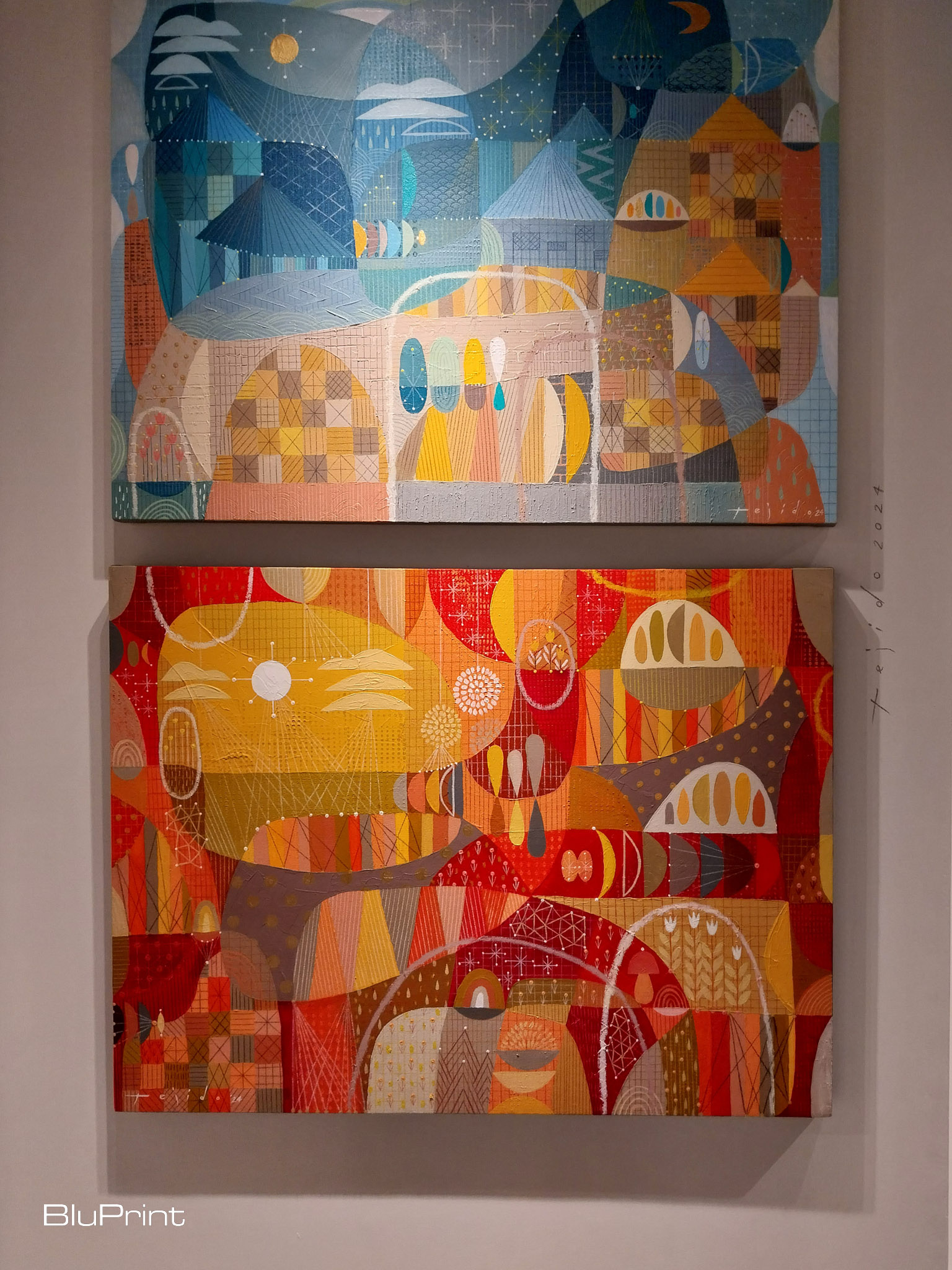 The updated works of young Jomike Tejido. Photo by Elle Yap.