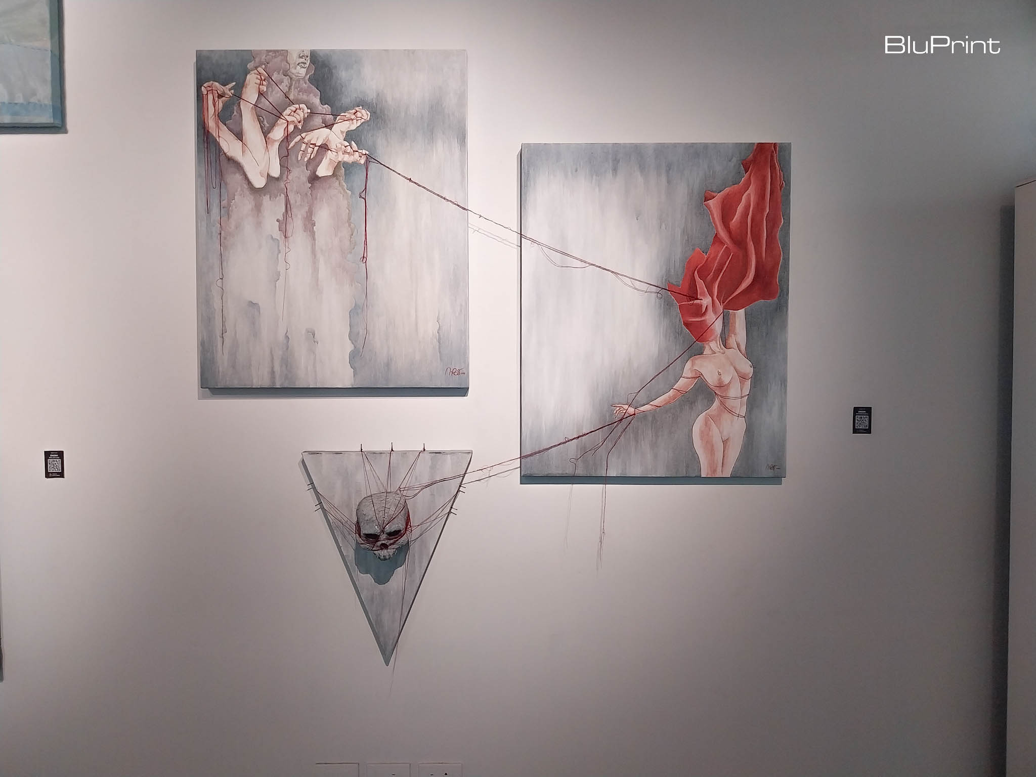 "Heroidas," "Salome," and "John" by Mercedes Cabral. Photo by Elle Yap.