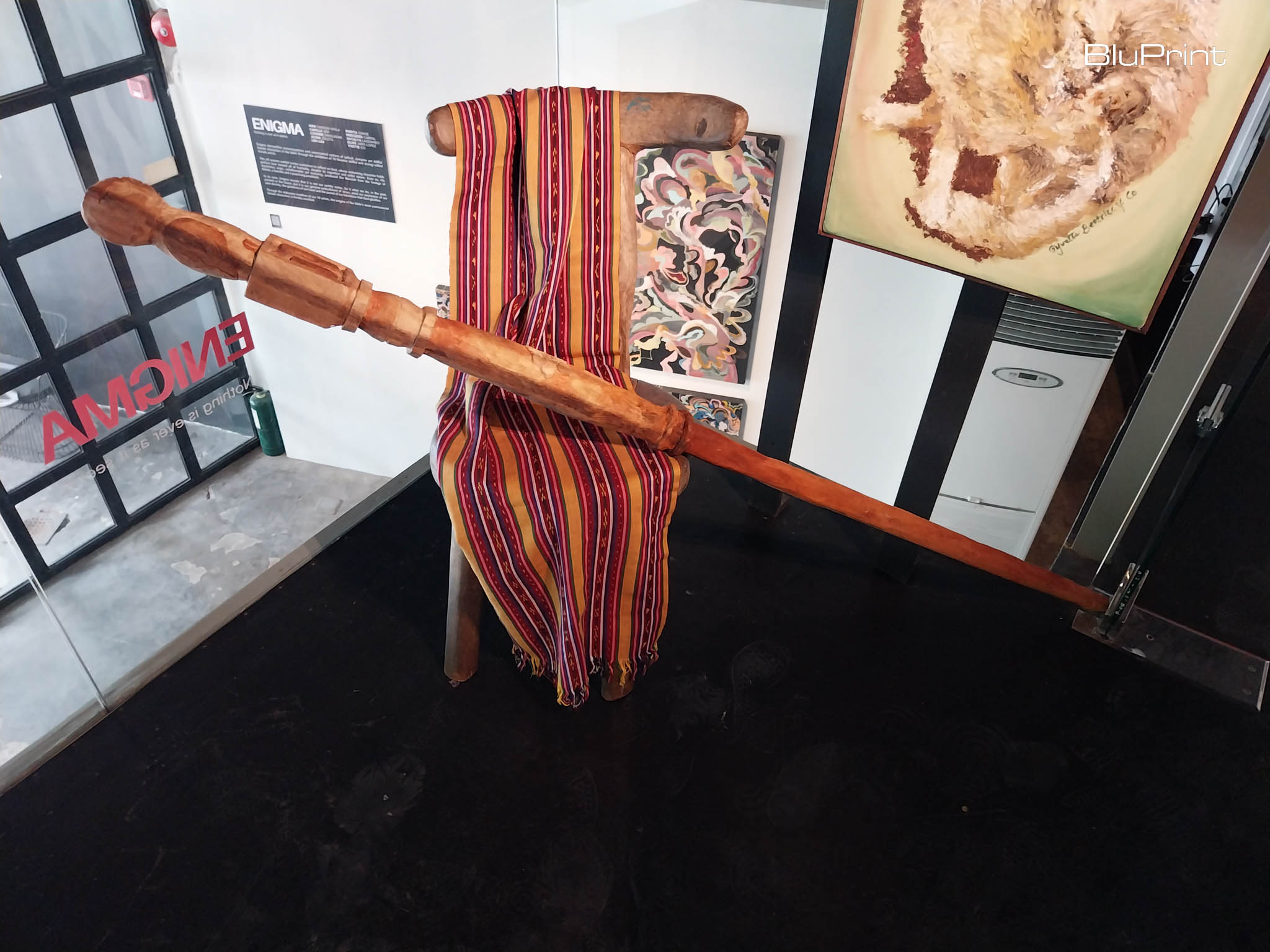 "Rest Stool" and "Judah's Staff" by Yvette Co. Photo by Elle Yap.