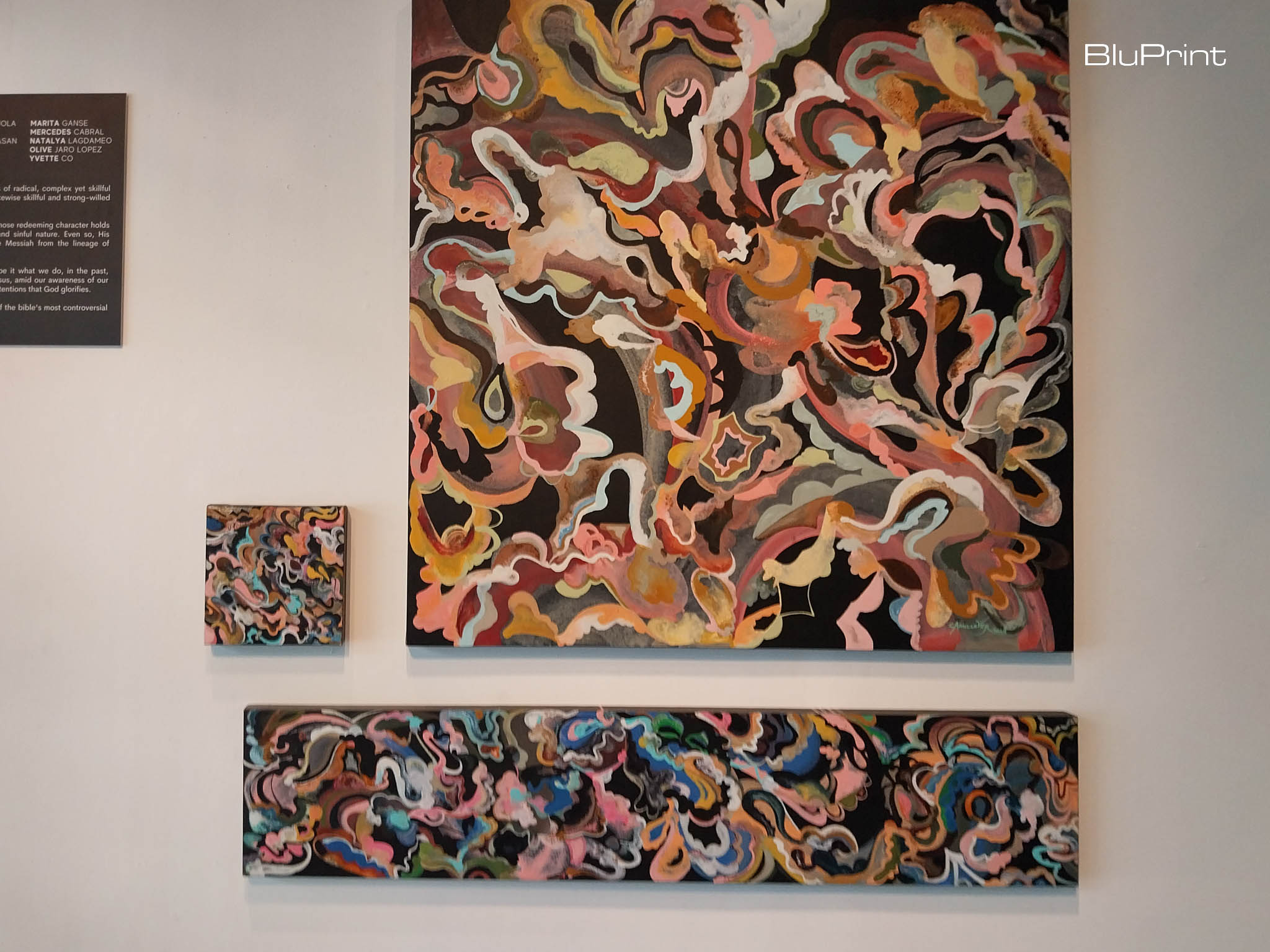 "A Cameo of Courage I to III" by Camille Ver. Photo by Elle Yap.