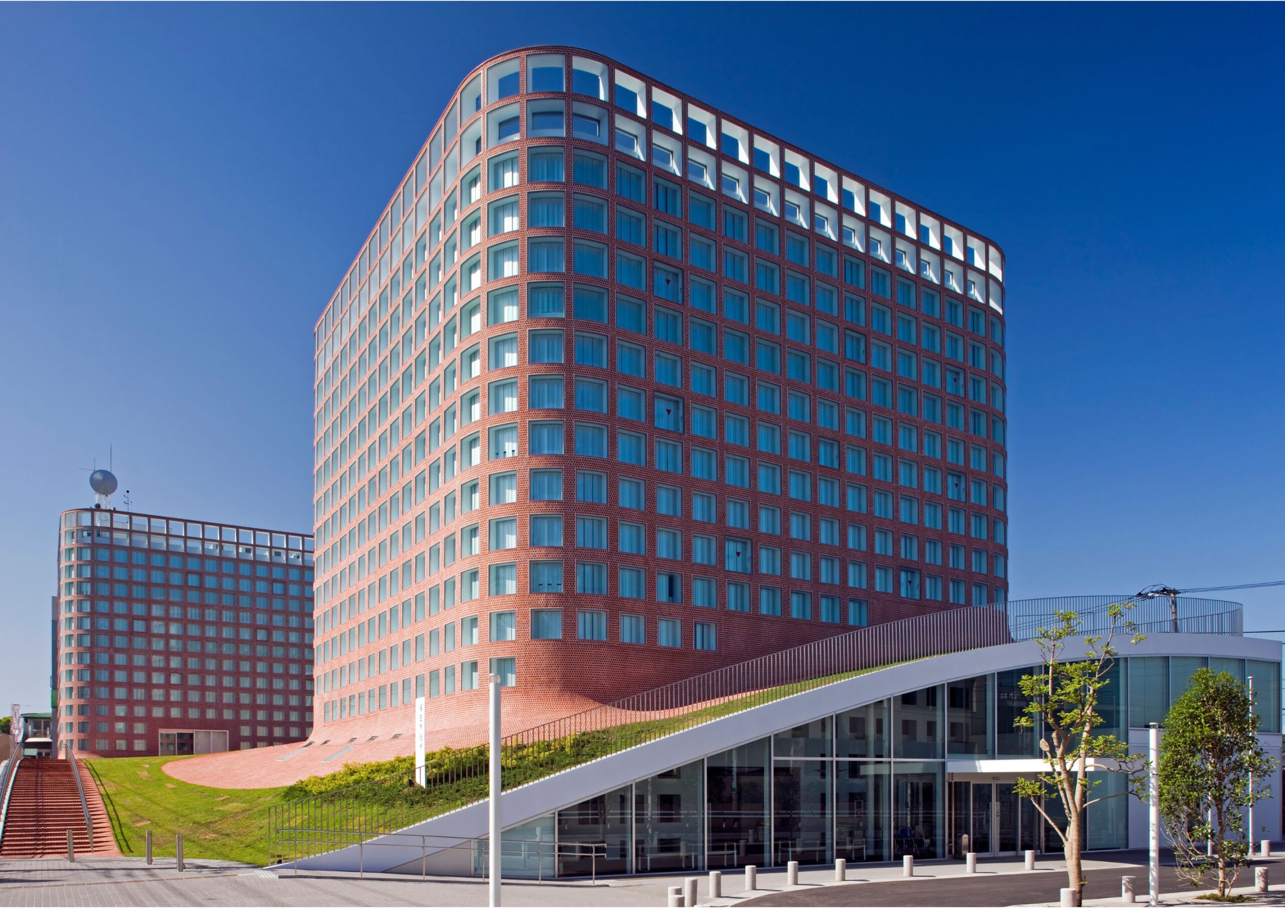 Fussa Hall by Riken Yamamoto.