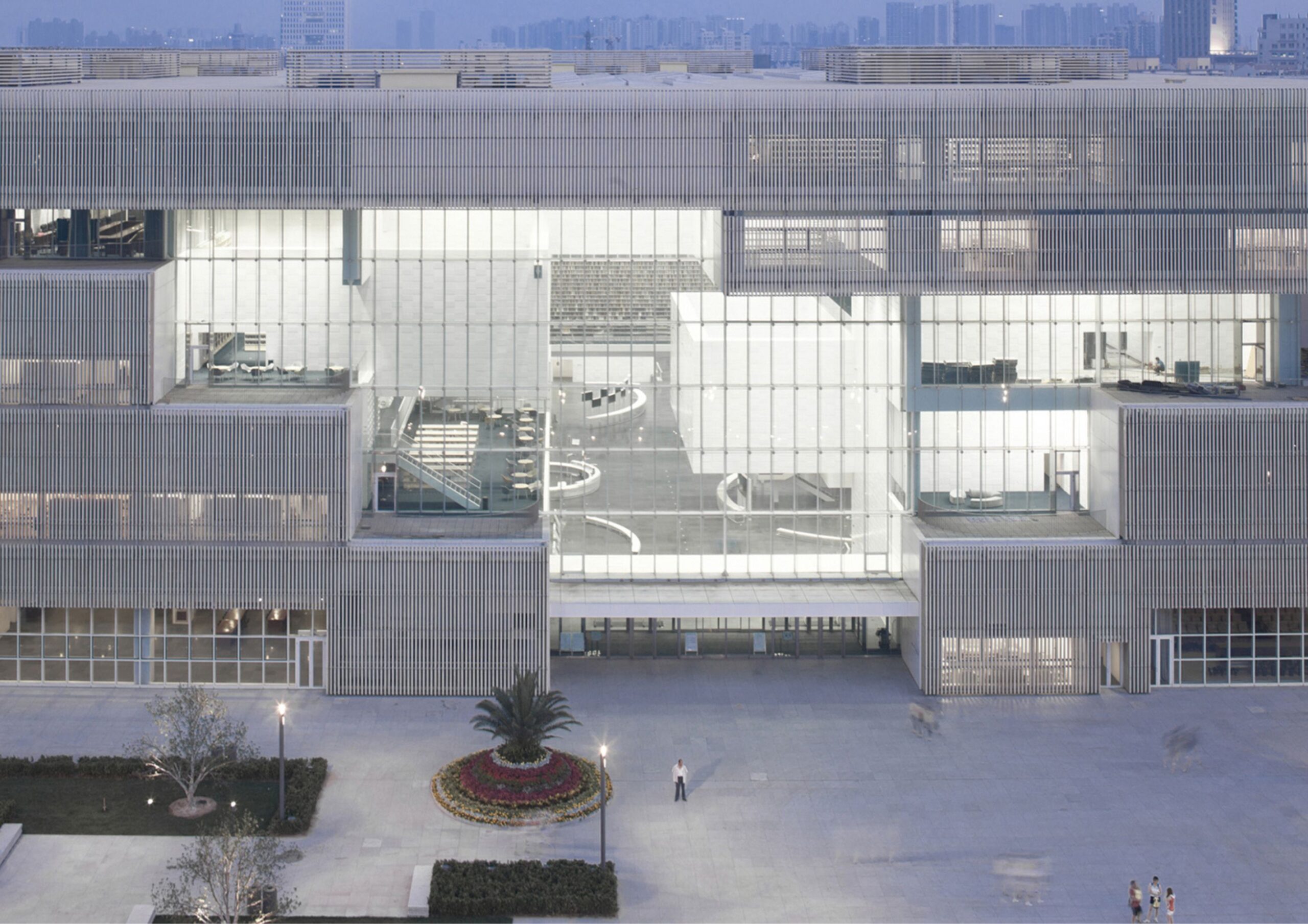 Tianjin Library by Riken Yamamoto.