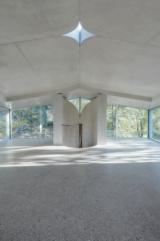 Open space area for House C. Photo by atelier Mattei.