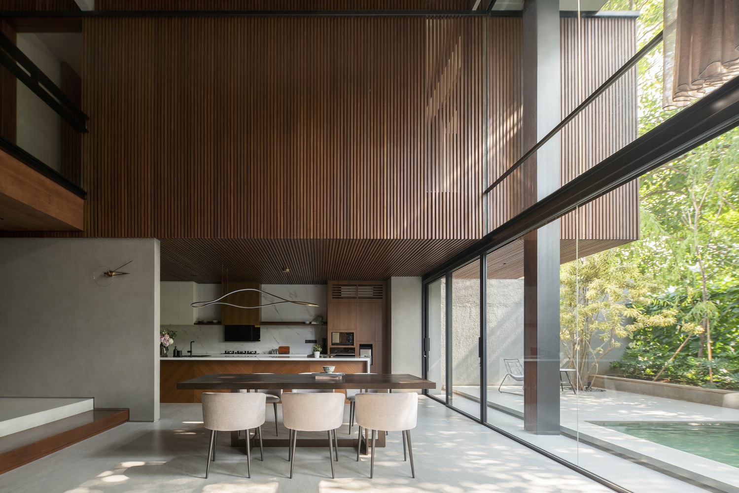 The first floor of the ID House. Photos by Wahana Architects.