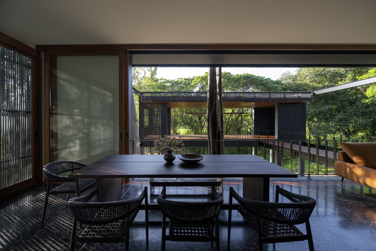 Observation deck as seen from the kitchen. Photo by Rungkit Charoenwat.