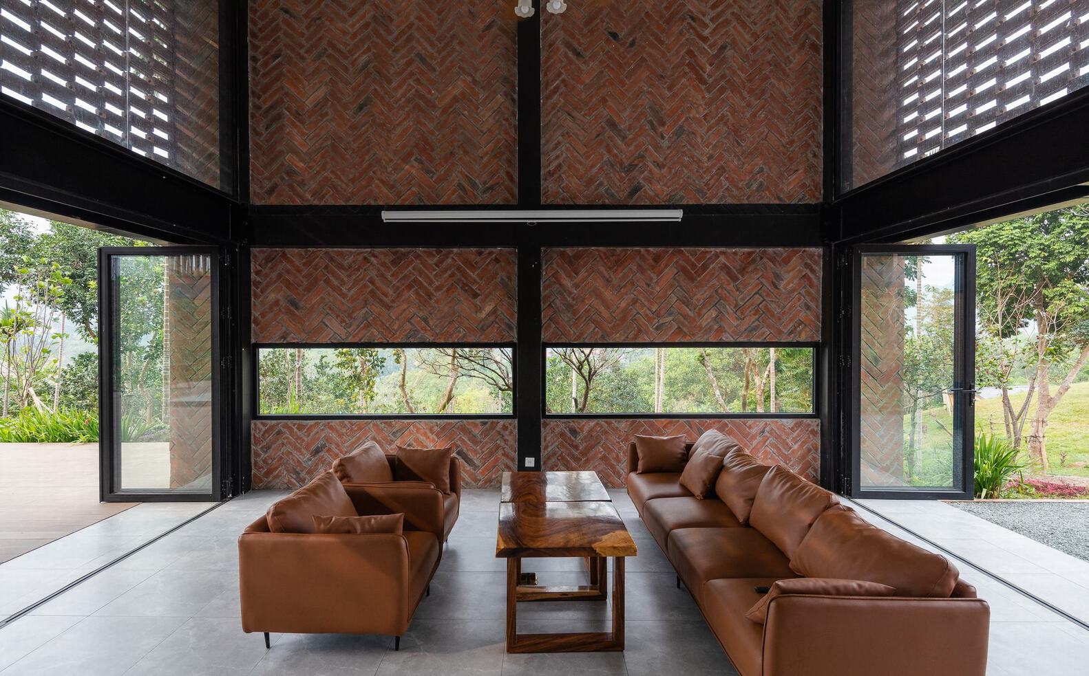 Living room view of Quin Hill Camp. Photo by Trieu Chien.