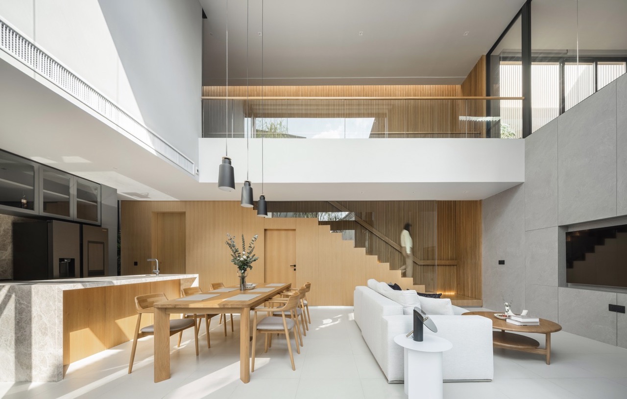 Living room of modern home.