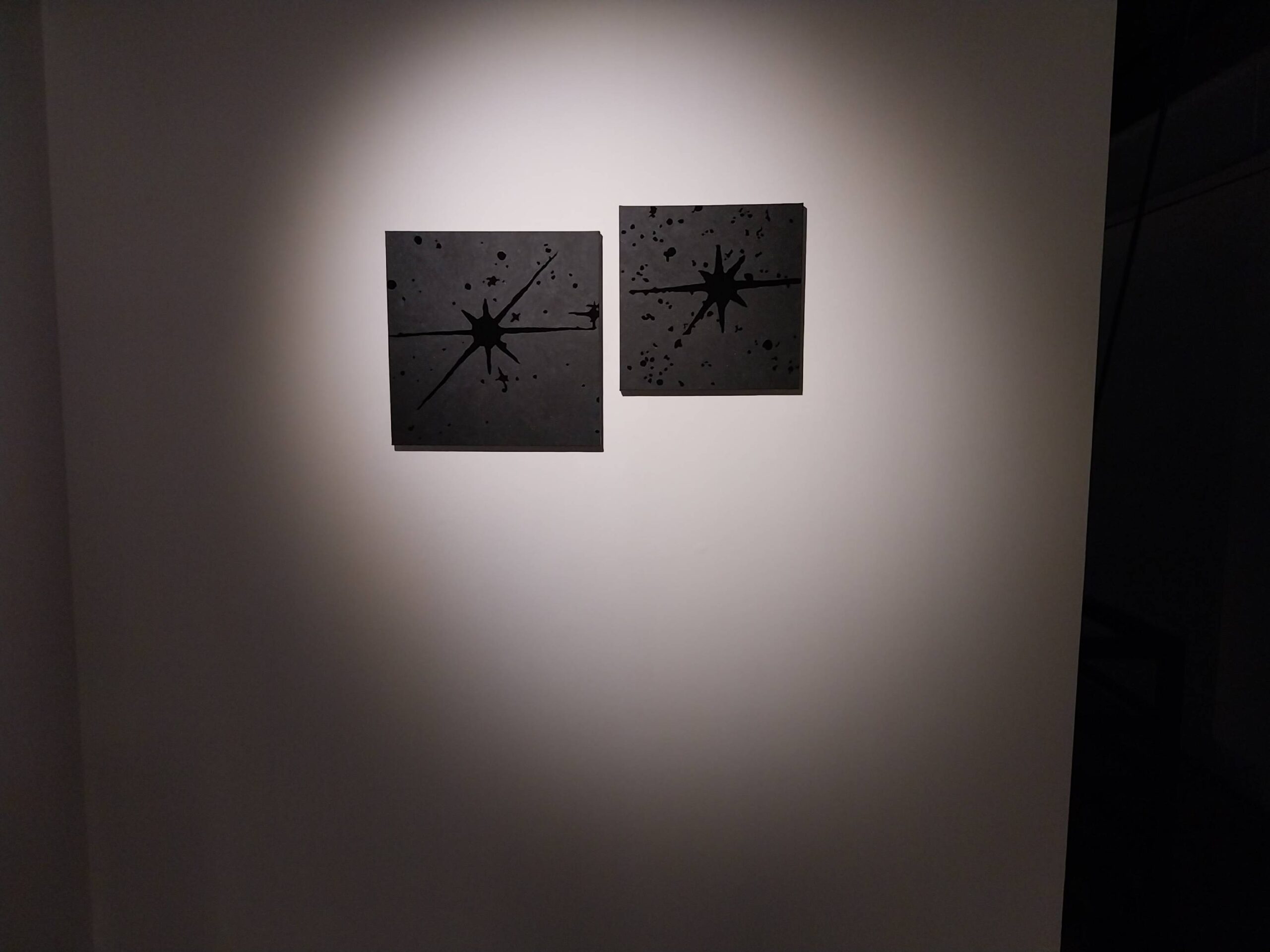 Two small portraits of stars. Photo by Elle Yap.