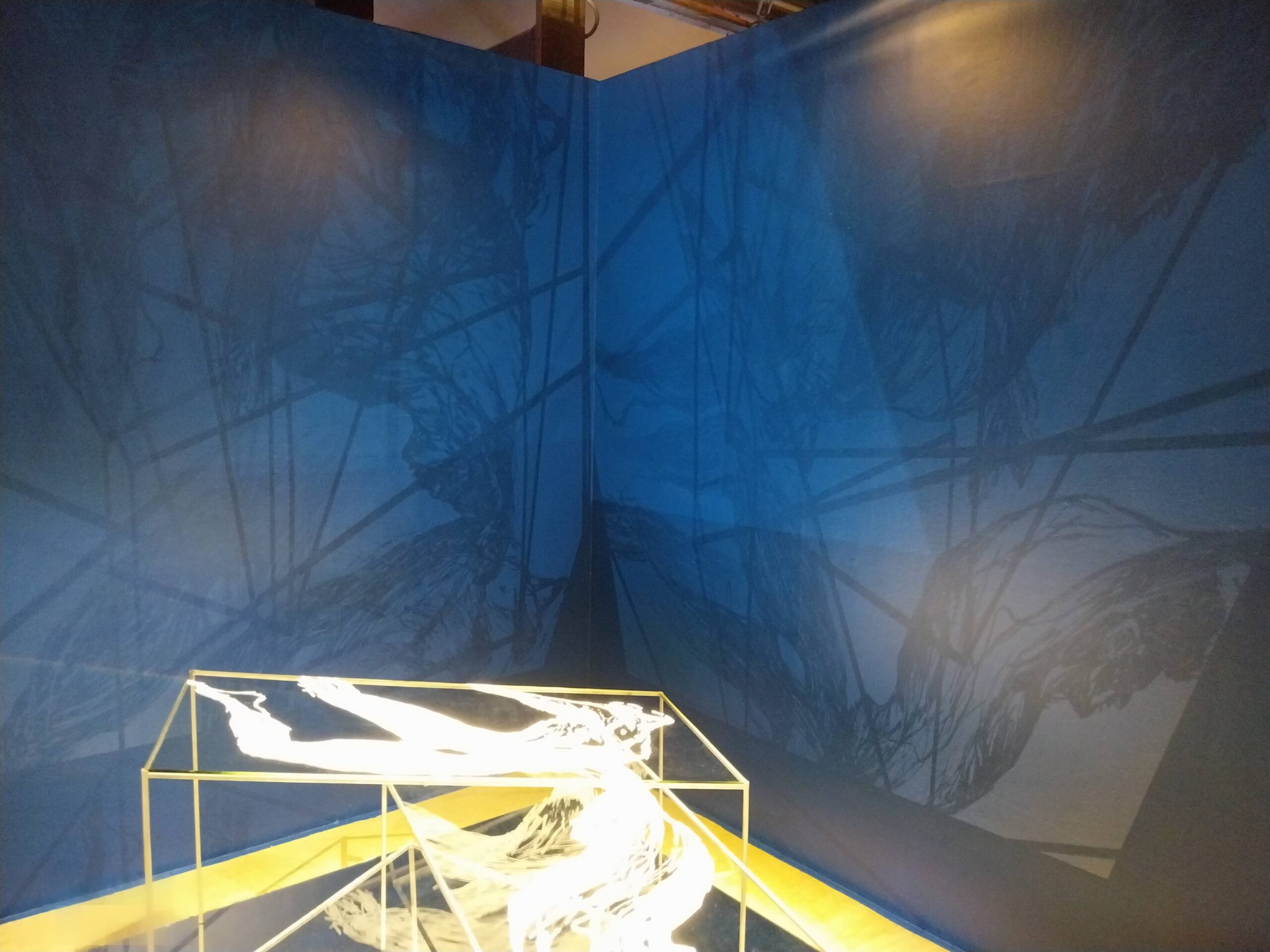 Shadows emanating from the centerpiece. Photo by Elle Yap.