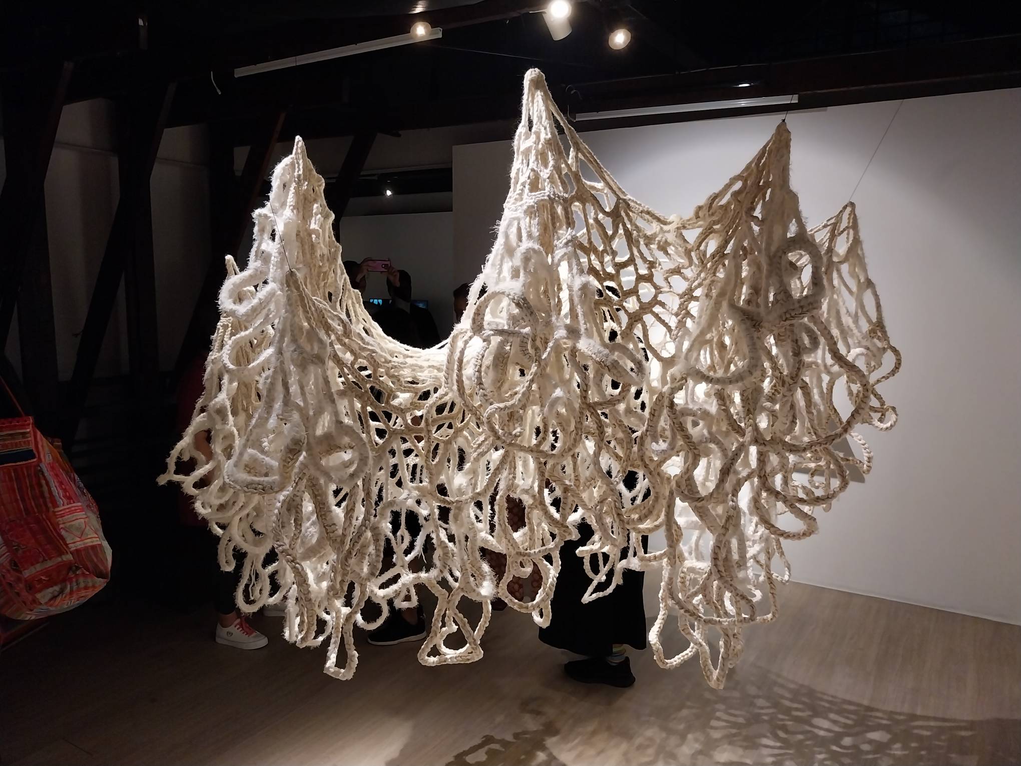 Aze Ong's "Diving Well" from the side. Photo by Elle Yap.