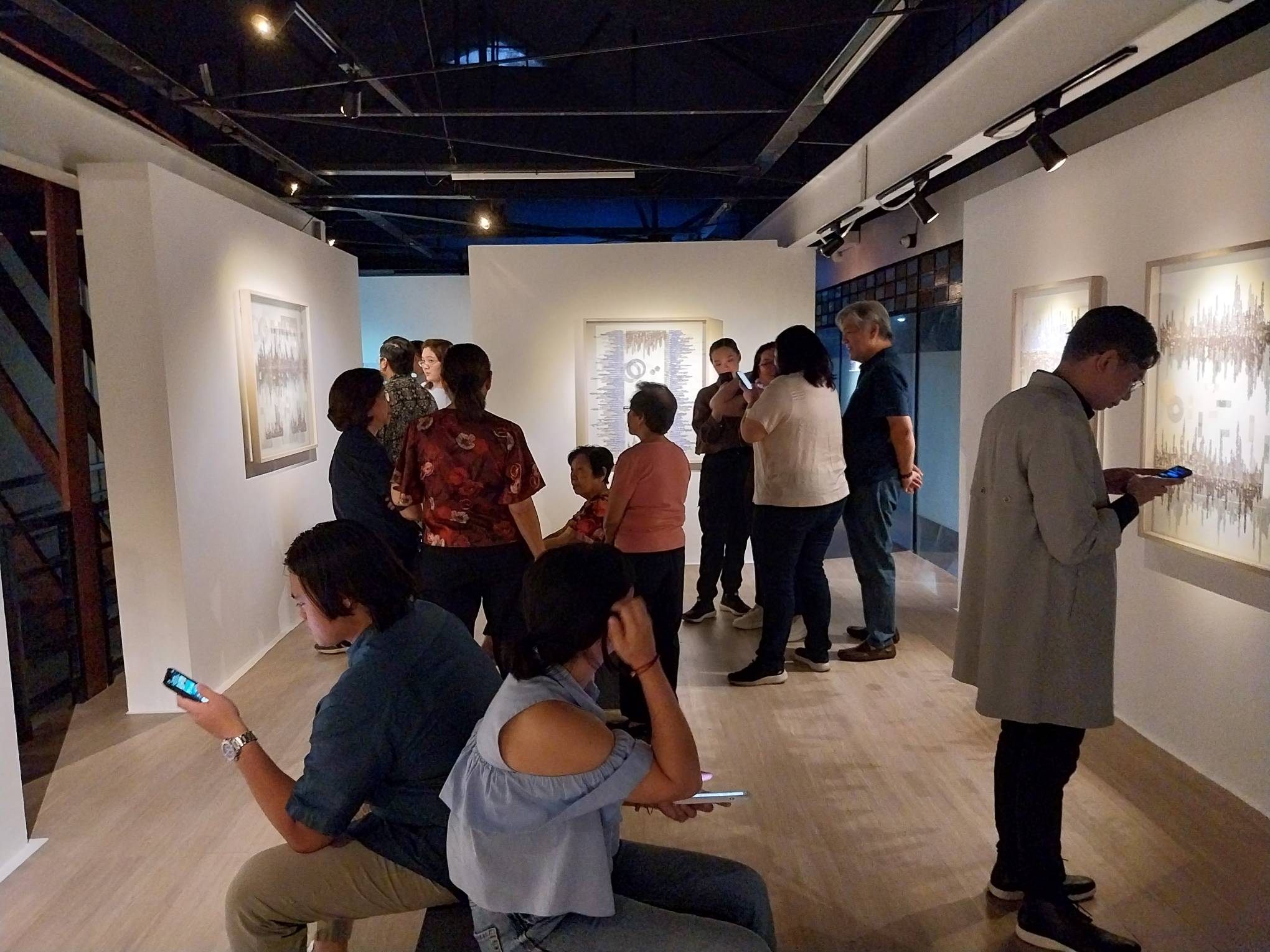 Julieanne Ng's "More|Less" exhibit. Photo by Elle Yap.