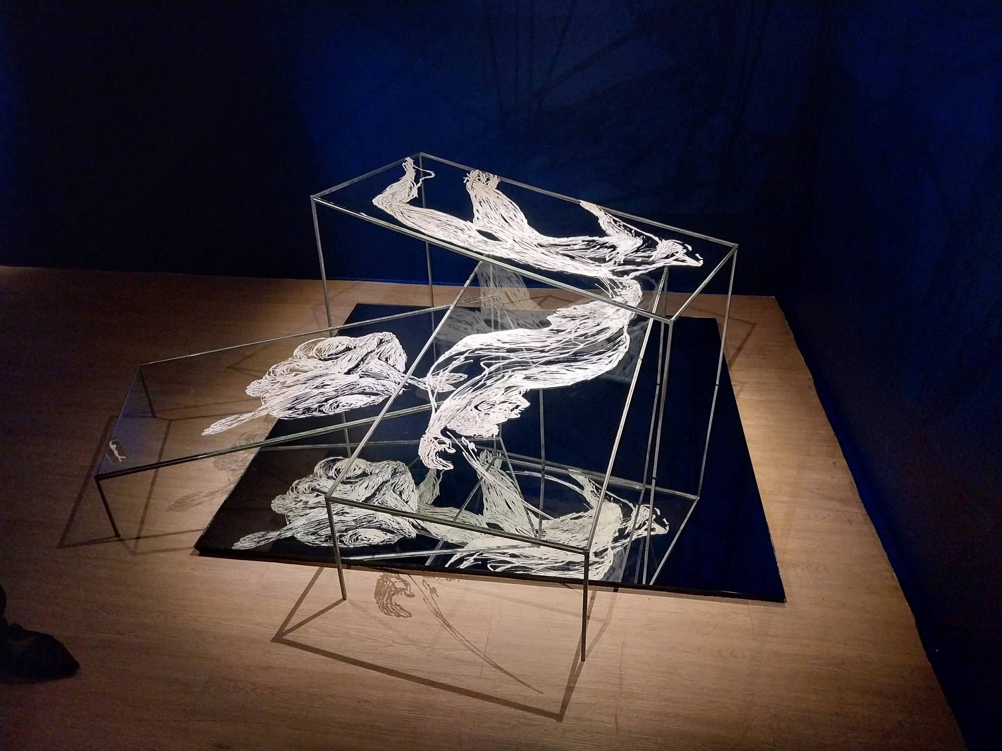 The centerpiece of 'Extasis Forever' from another angle. Photo by Elle Yap.