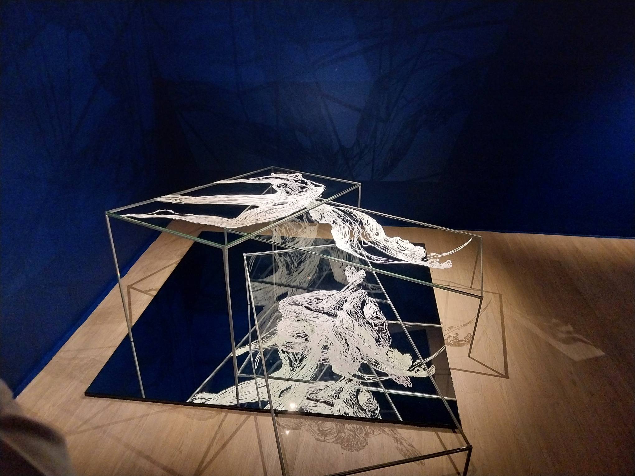 The centerpiece as it looks from the side. Photo by Elle Yap.