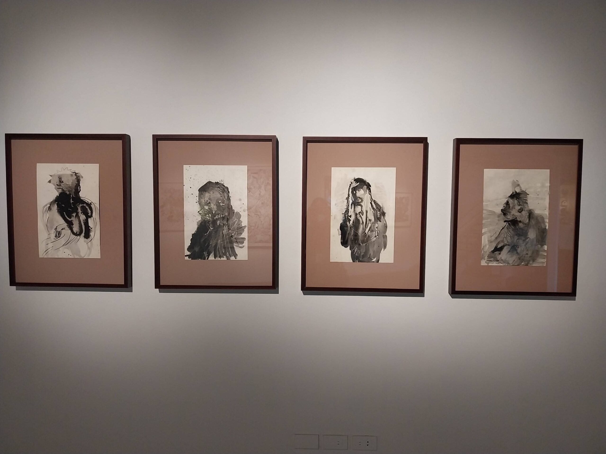 Paintings of Paolo Icasas. Photo by Elle Yap.