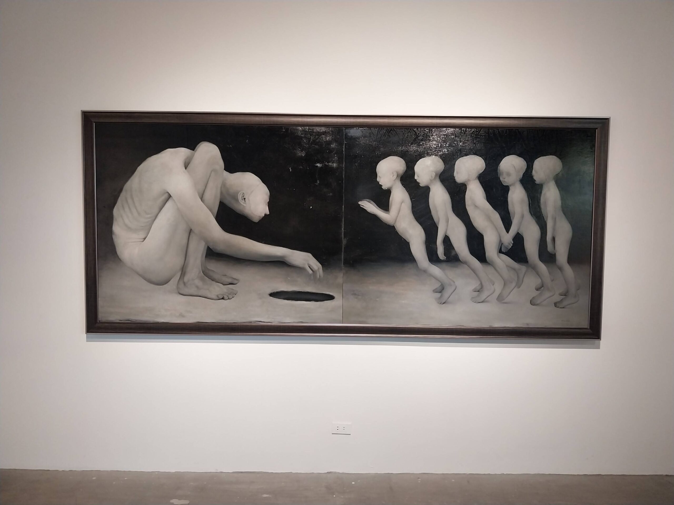 "Birth of the Impios" by Dennis Occeña, shown in Modeka Art. Photo by Elle Yap.