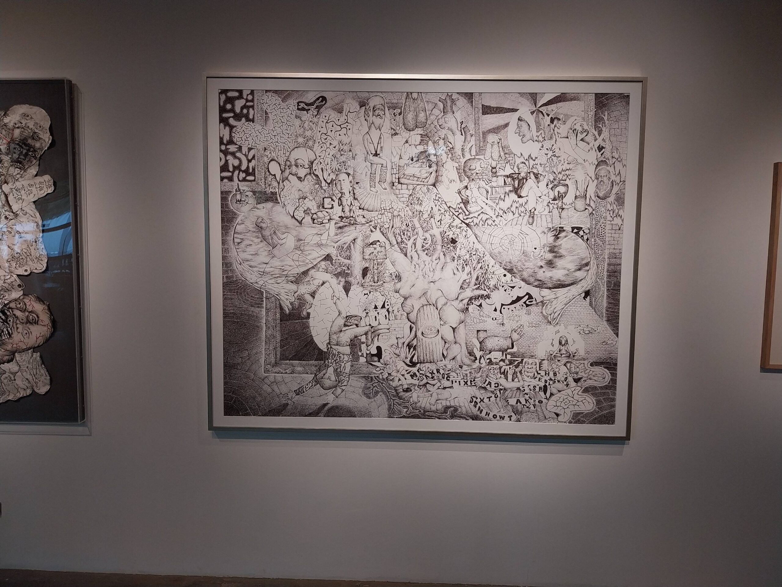 David Ryan Viray's "Penning and Painting Through Exuberantly Painful Things." Photo by Elle Yap.