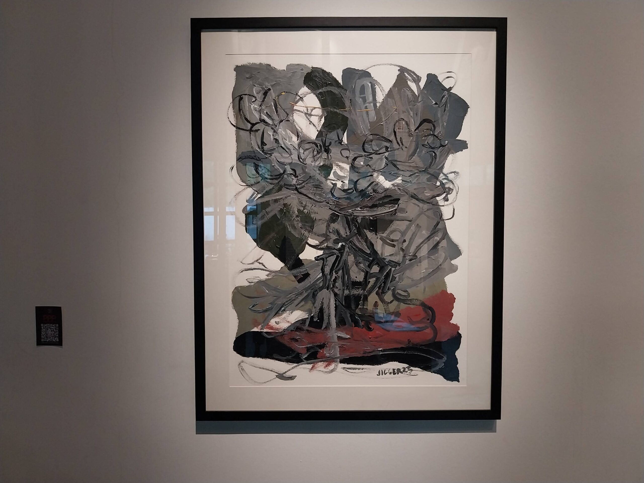 Jigger Cruz's "Here and There." Photo by Elle Yap.