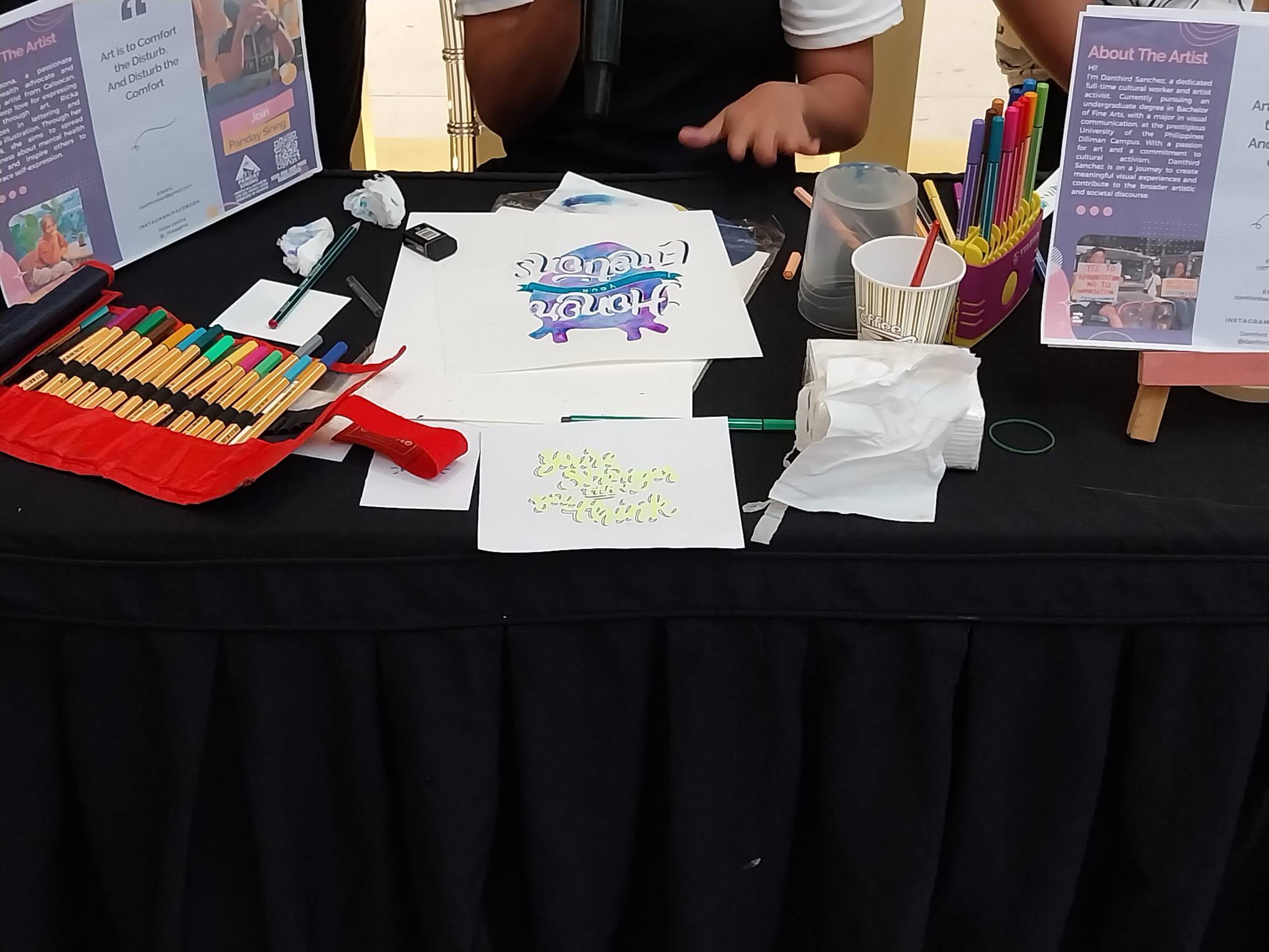 Calligraphy work from Panday Sining. Photo by Elle Yap.