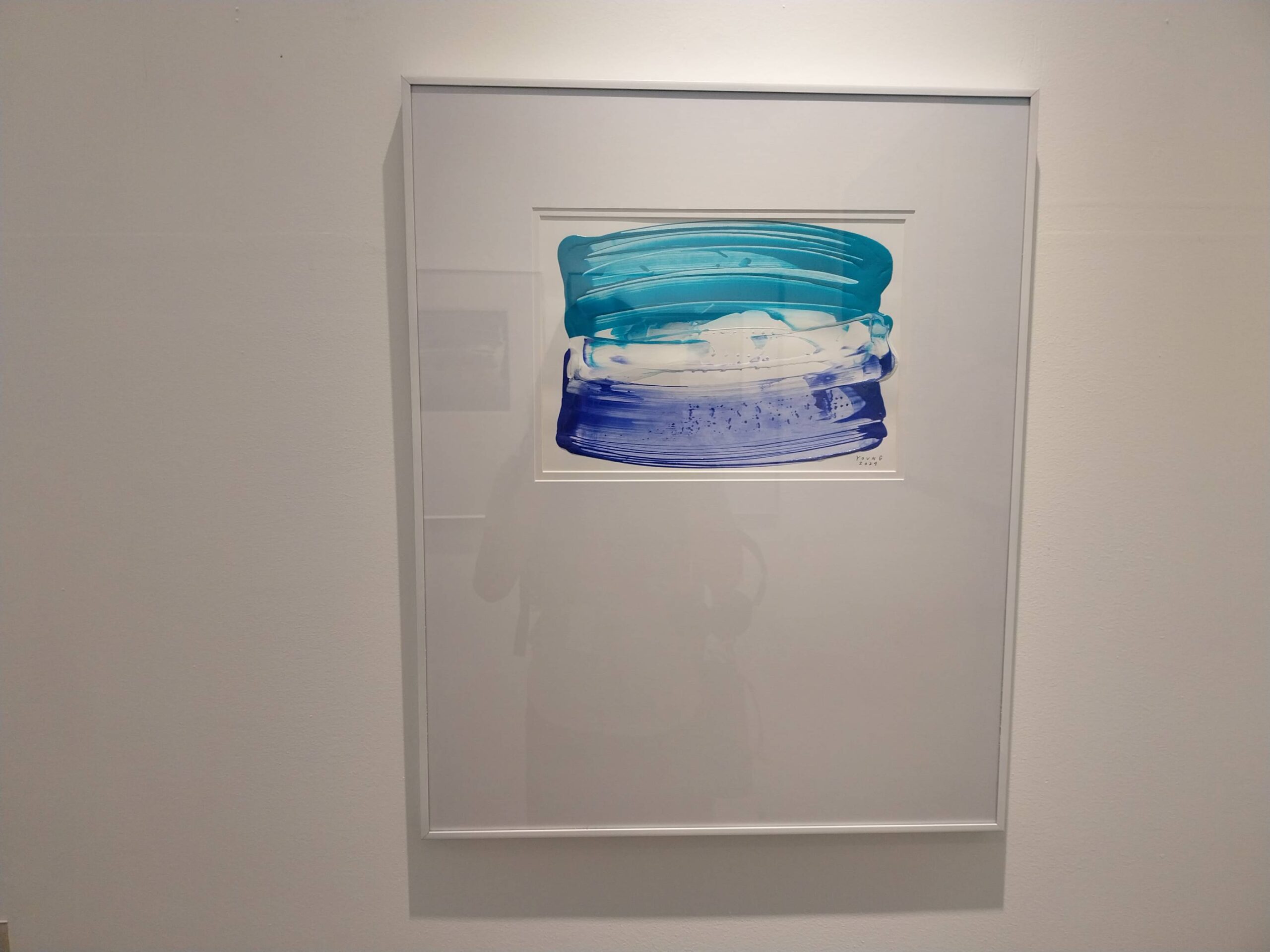 A painting that was featured in "Clouds Come Floating." Photo by Elle Yap.