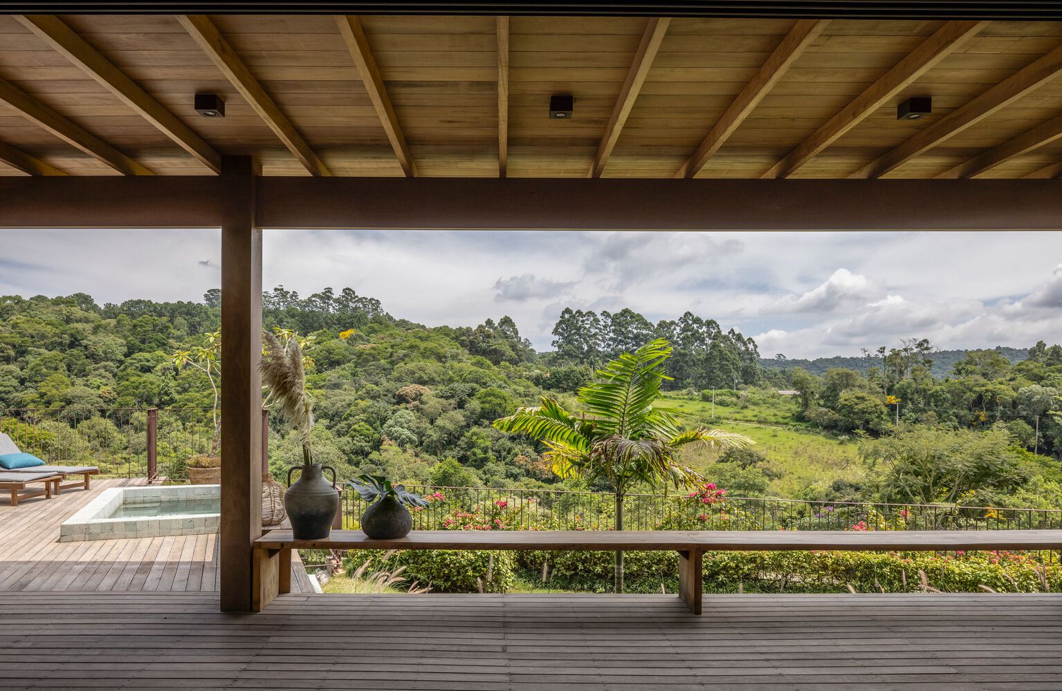 View from the deck. Photo by Evelyn Muller.