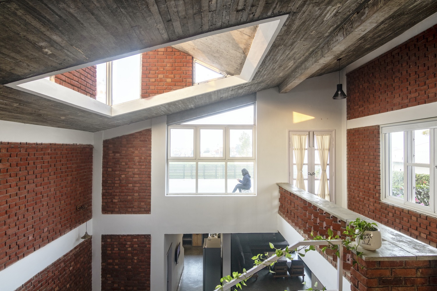 A view from the balcony area of the staircase. Photo by Harsh Nigam.